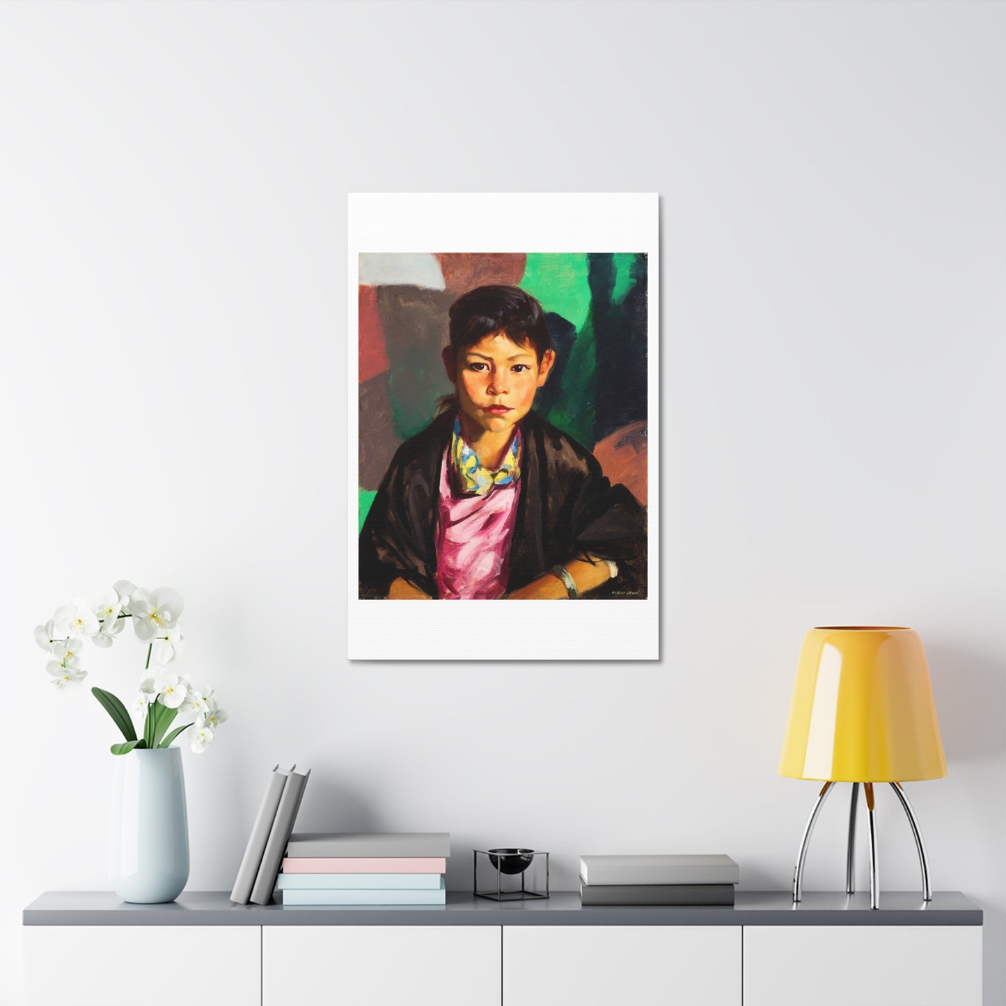Pepita (1917) by Robert Henrie, from the Original, Art Print on Canvas