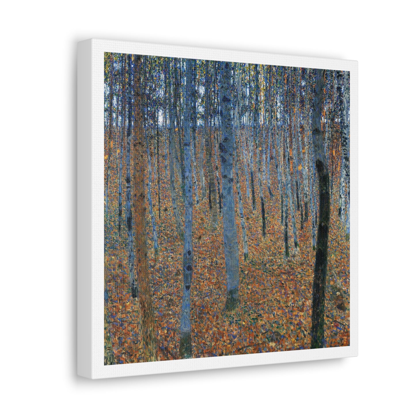Beech Grove I (1902) by Gustav Klimt, from the Original, Art Print on Canvas