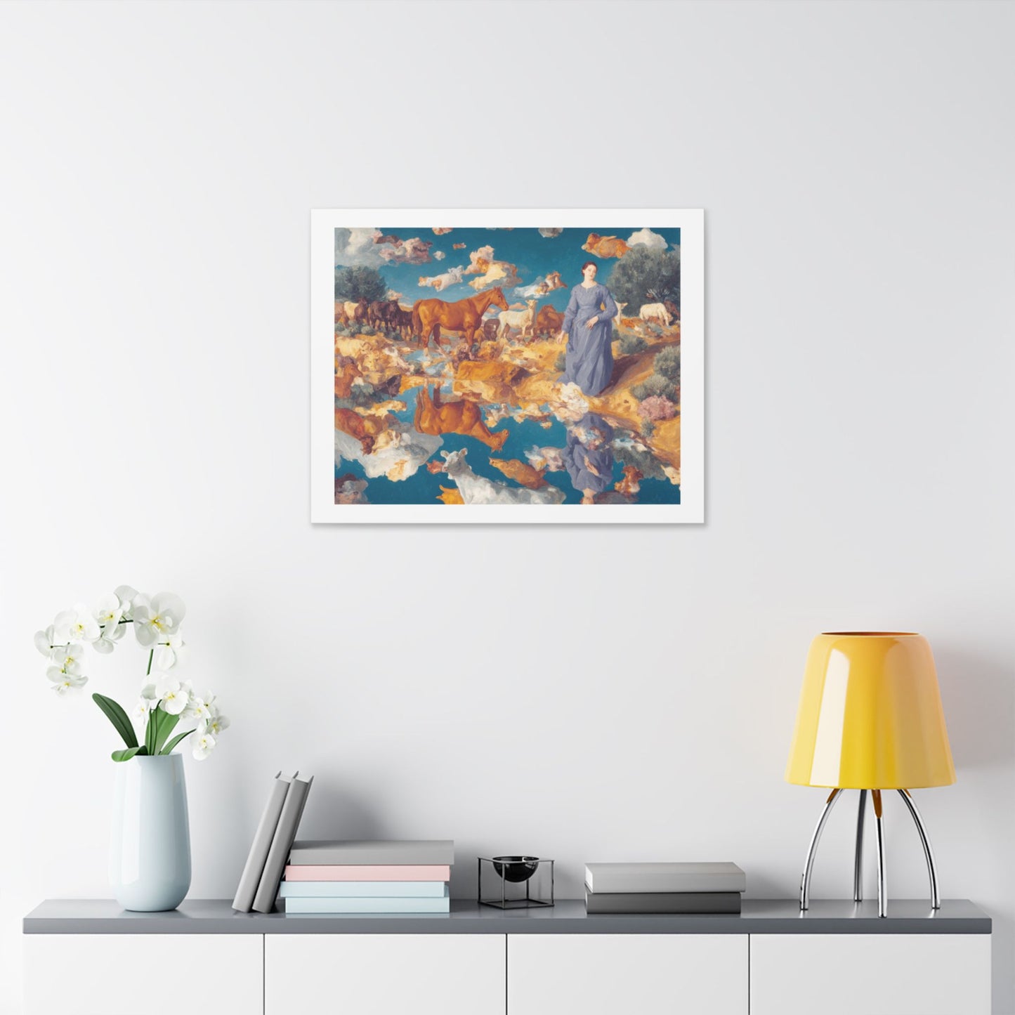 How the West Was Won VII 'Designed by AI' Canvas Art Print