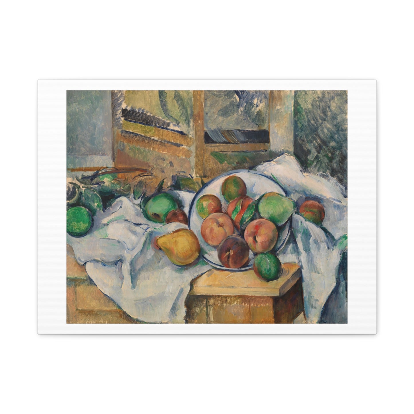 A Table Corner 'Un Coin de Table' (1895) by Paul Cézanne, Canvas Art Print from the Original