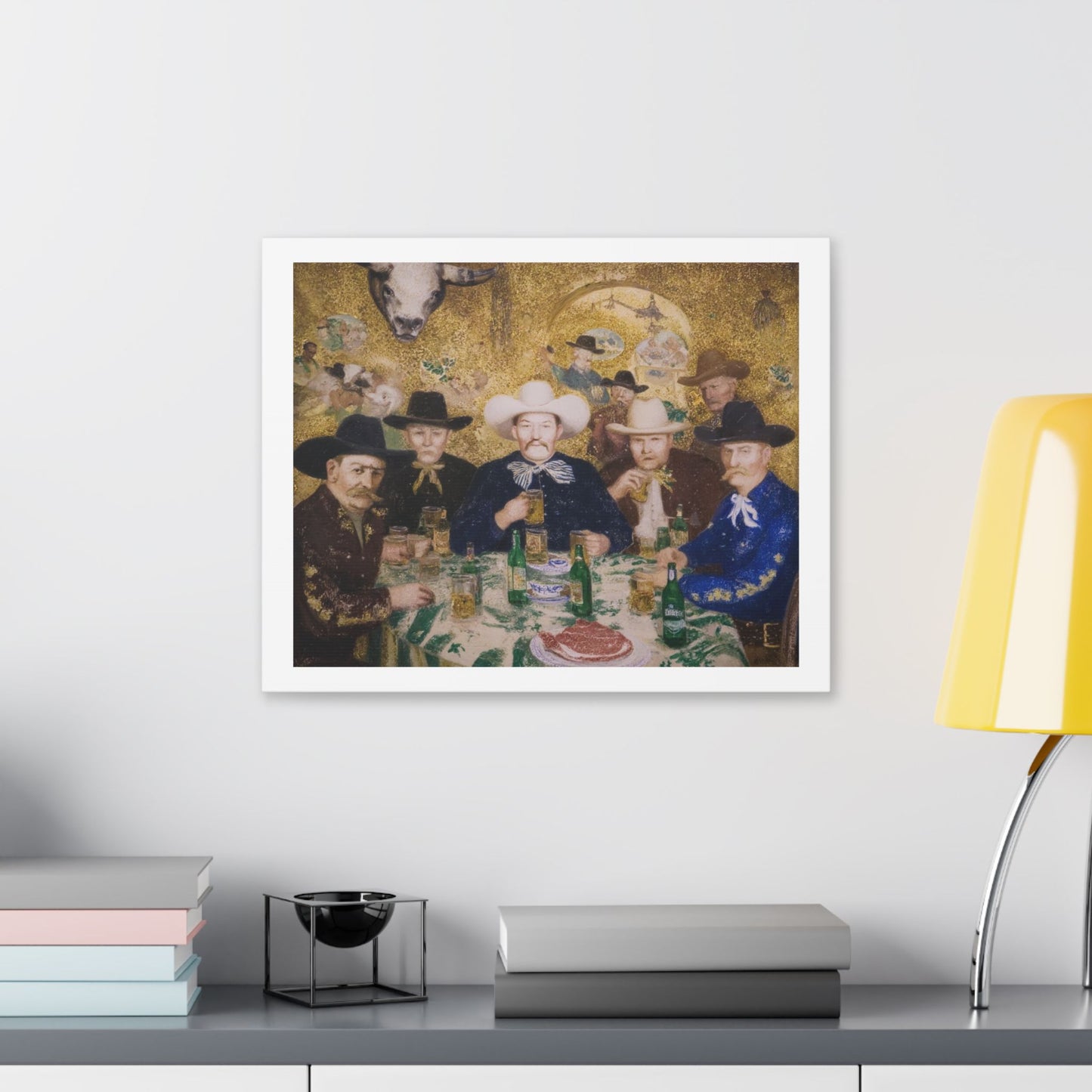 How the West Was Won VI 'Designed by AI' Canvas Art Print
