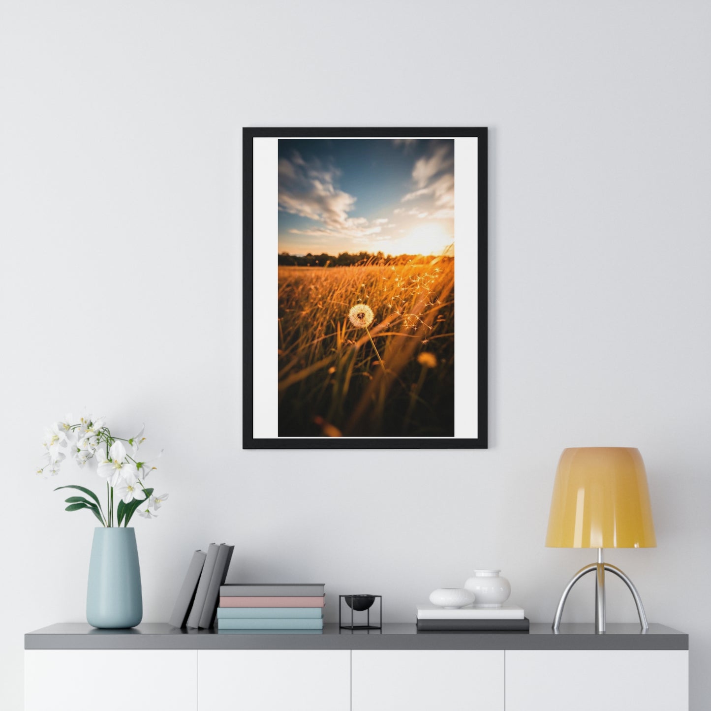 Divine Moment 'Designed by AI' Framed Art Print