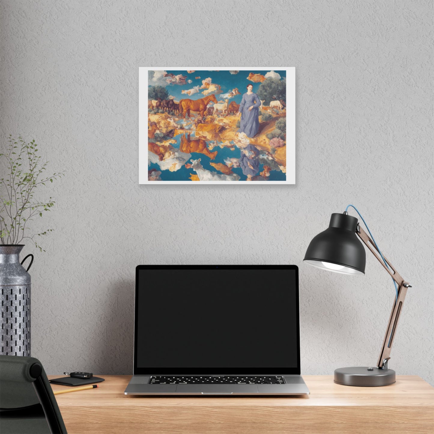 How the West Was Won VII 'Designed by AI' Canvas Art Print