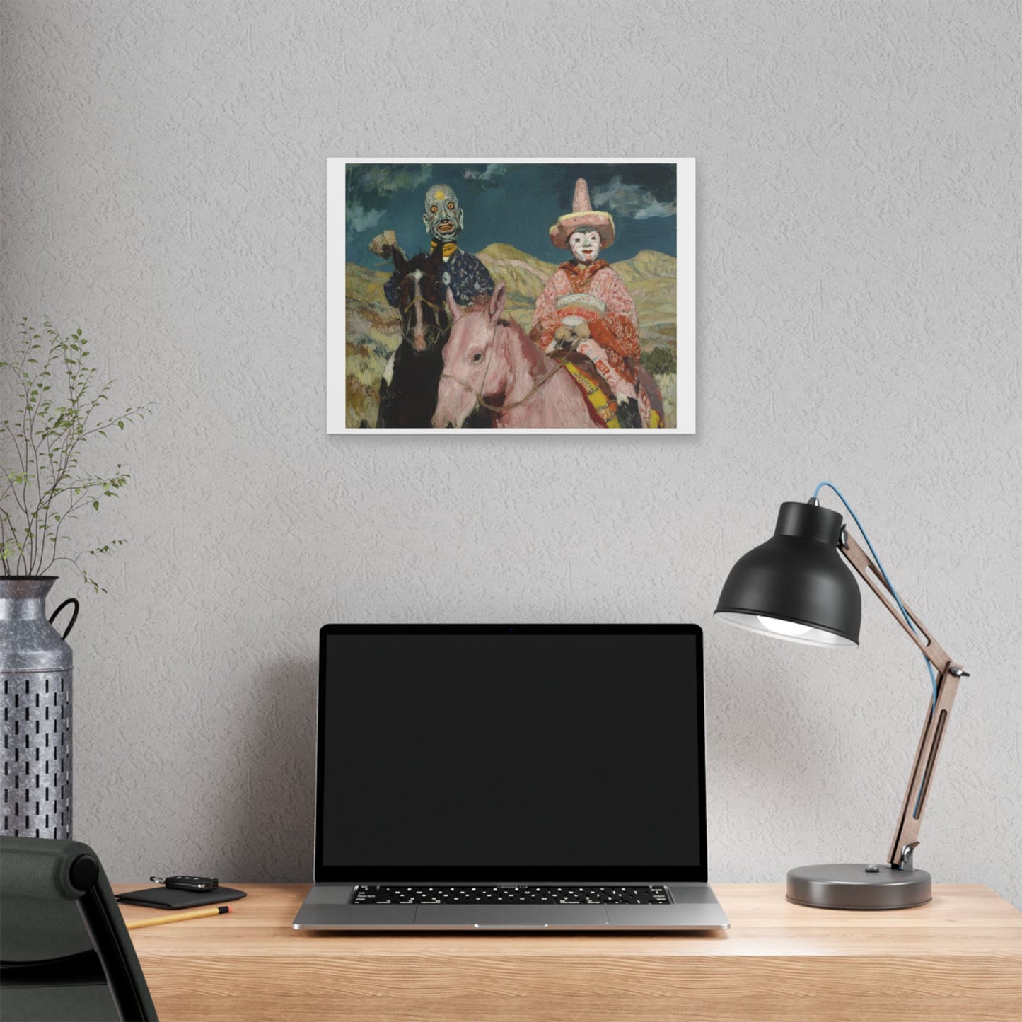 How the West Was Won III 'Designed by AI' Canvas Art Print