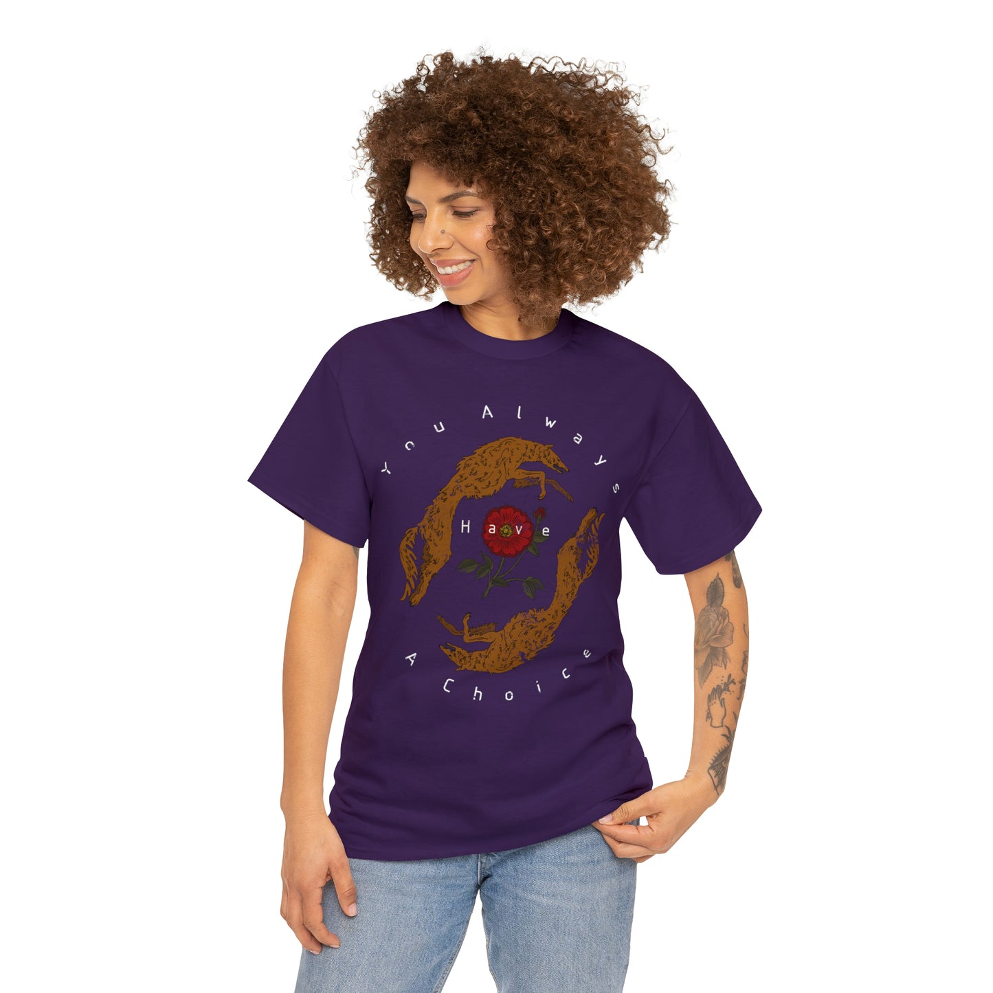 You Always Have a Choice, Two Dogs Design T-Shirt