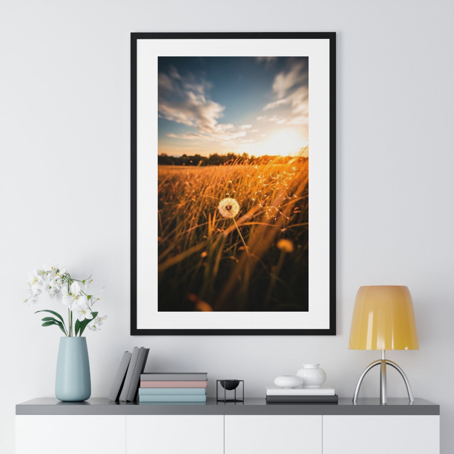 Divine Moment 'Designed by AI' Framed Art Print