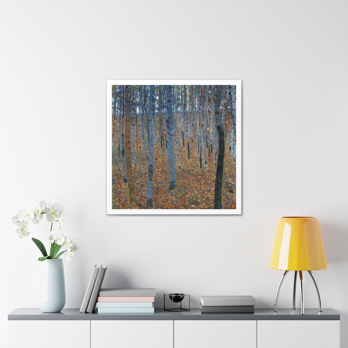Beech Grove I (1902) by Gustav Klimt, from the Original, Art Print on Canvas