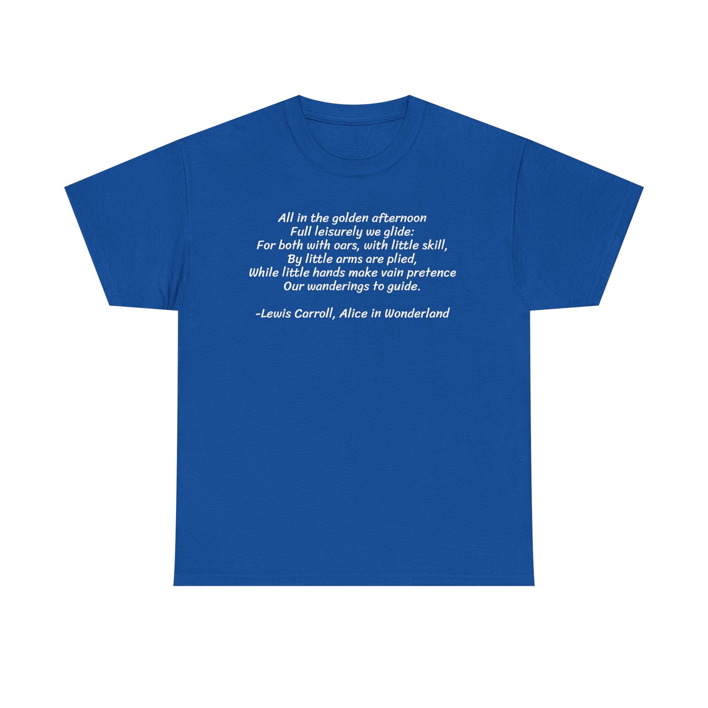 The Physical Illusion of Life, Alice in Wonderland, Spiritual T-Shirt