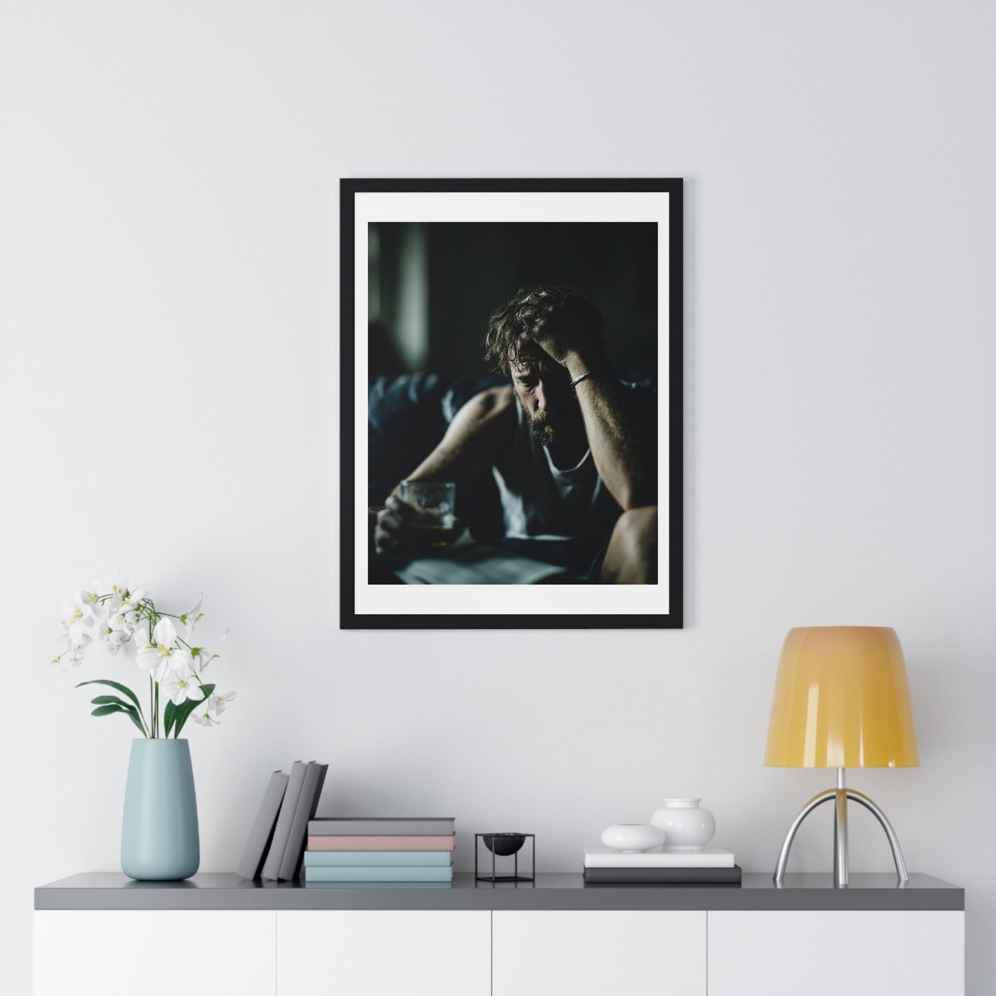 Raw Art 'Designed by AI' Framed Art Print
