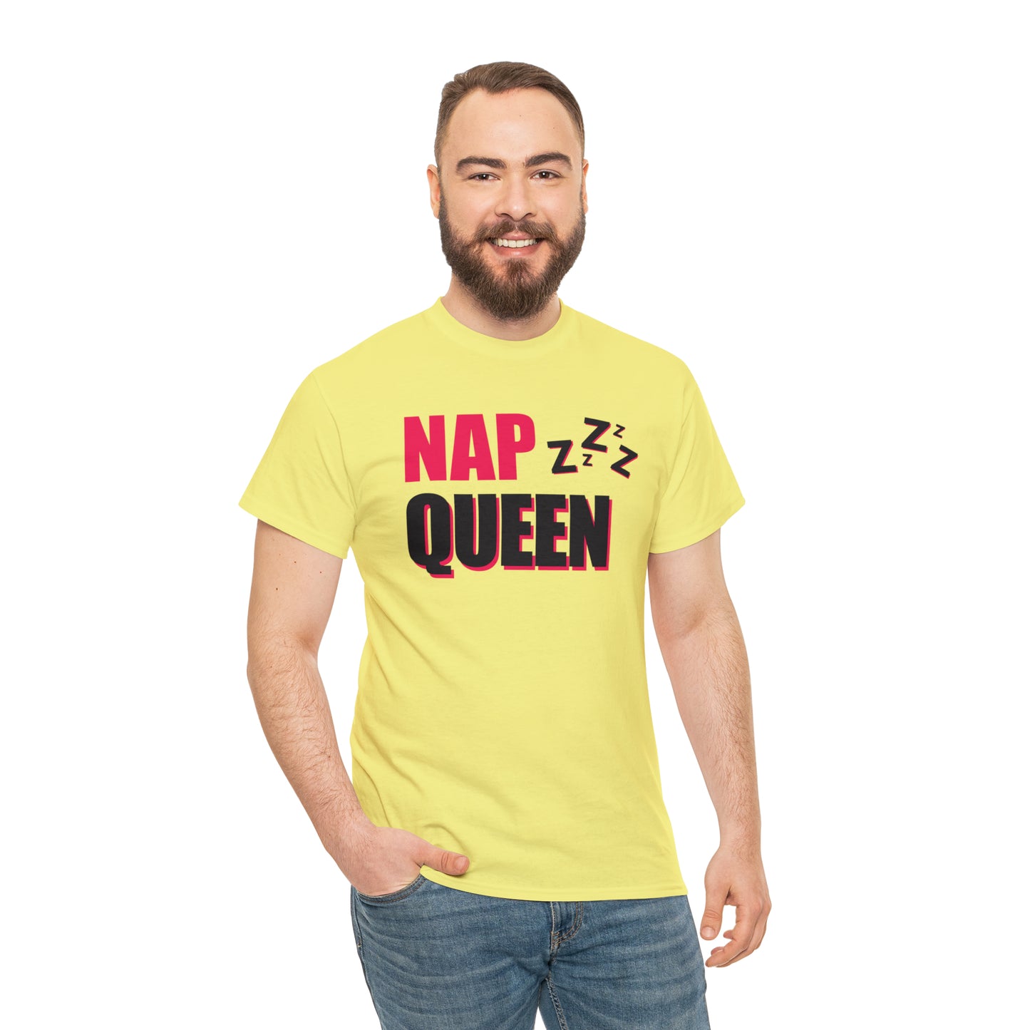 Nap Queen, Heavy Cotton T-Shirt