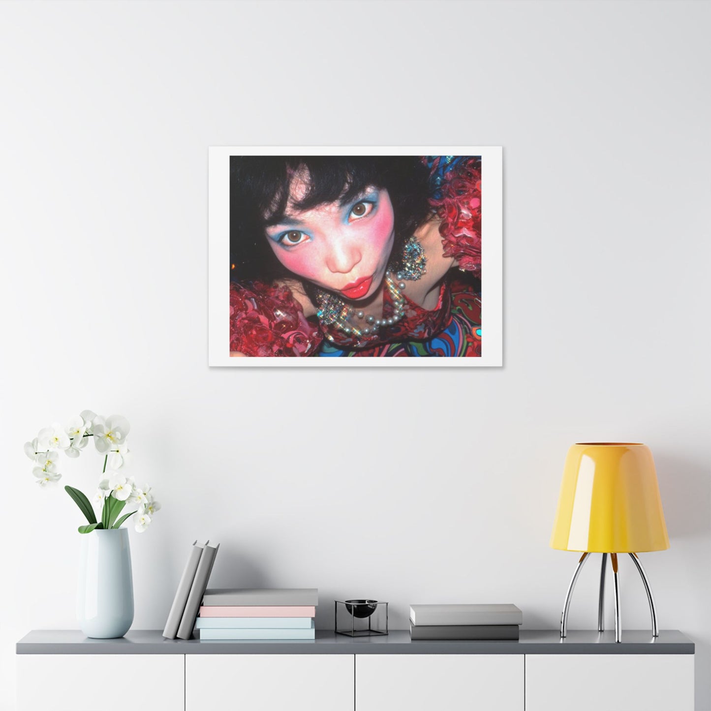 Psychedelic Japan II Abstract Art 'Designed by 'AI Canvas Art Print