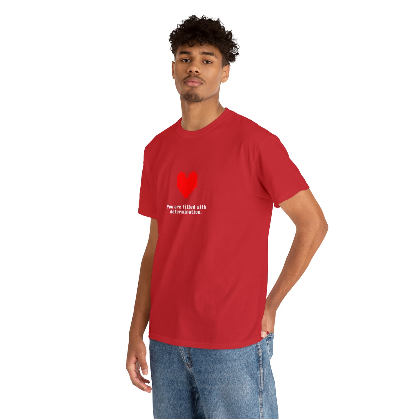 You Are Filled With Determination, Digital Heart T-Shirt