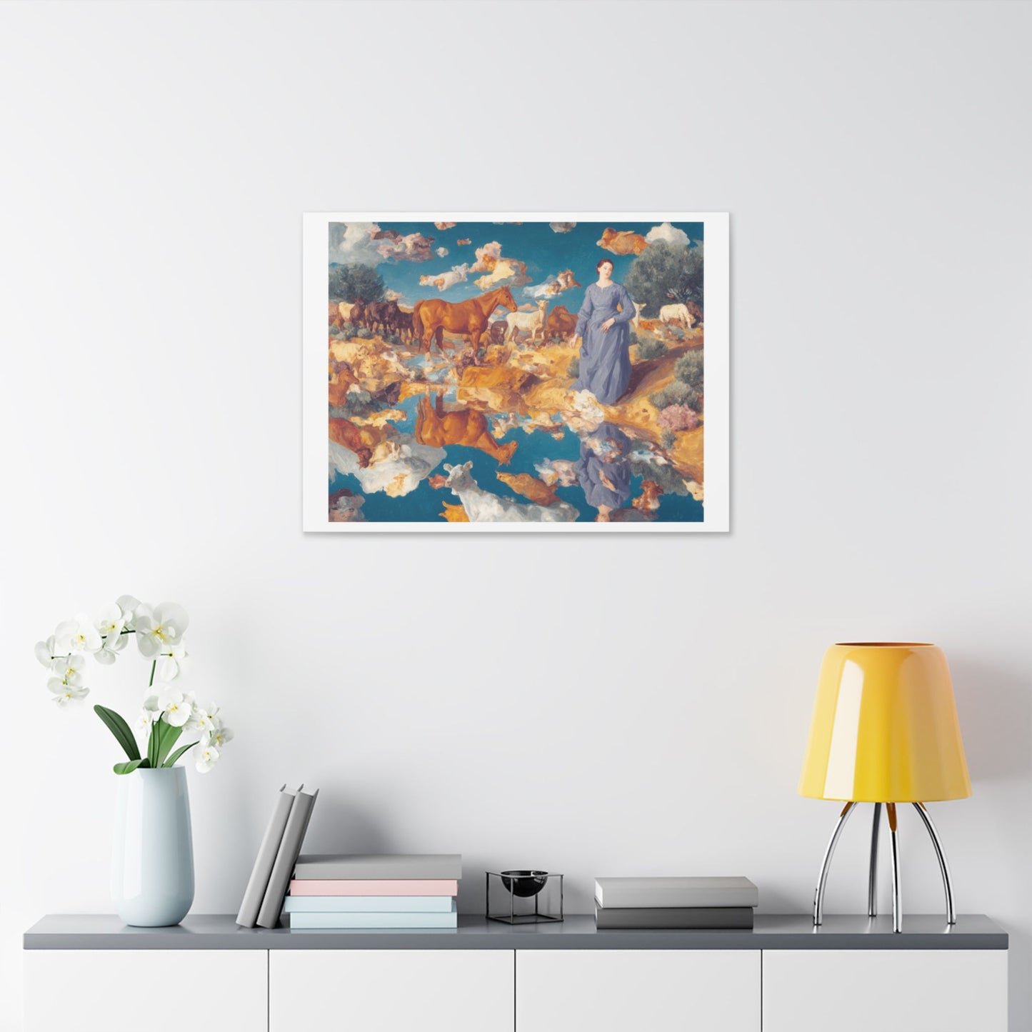 How the West Was Won VII 'Designed by AI' Canvas Art Print