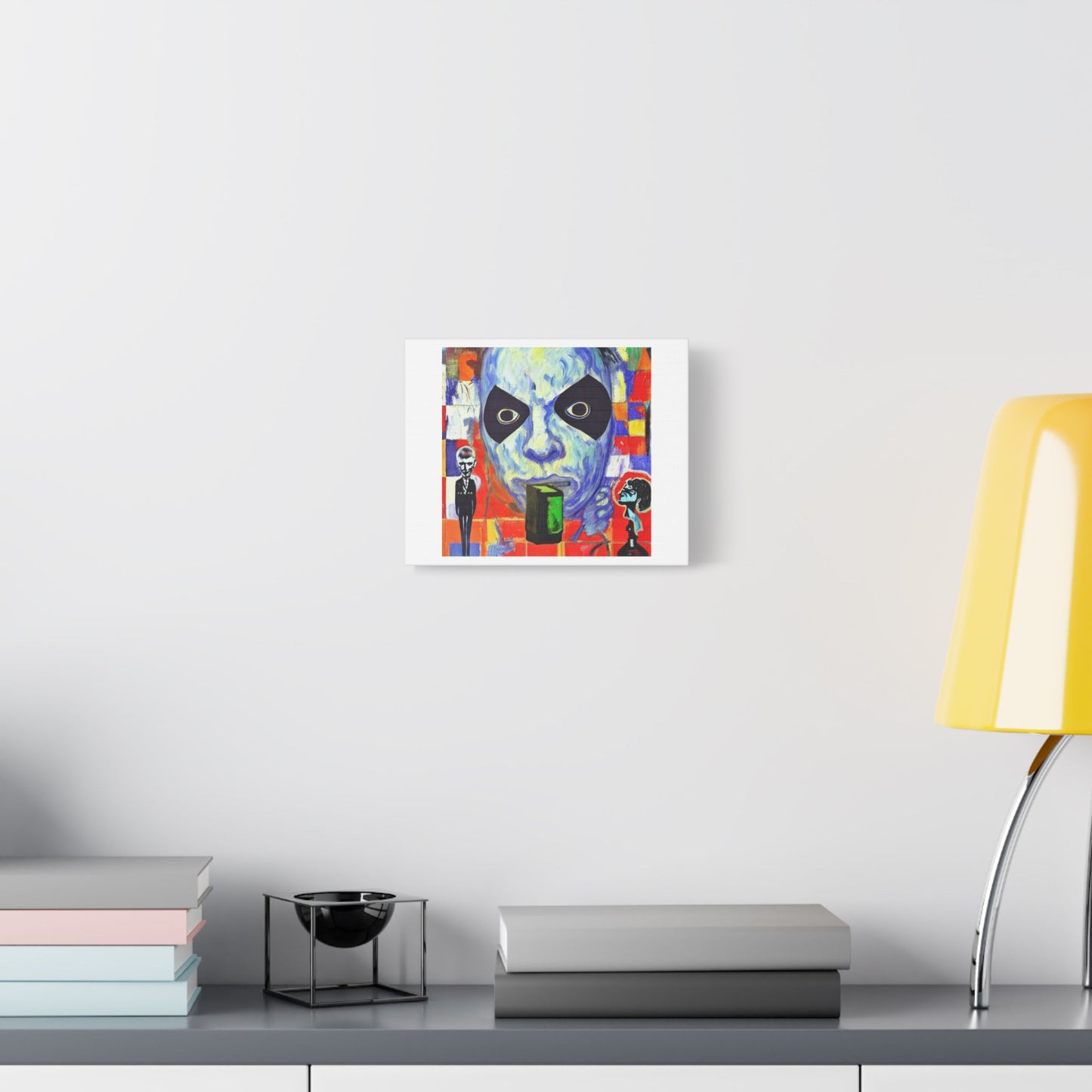 World History Of Humanity Mask Acrylic In Damien Hirst Style II 'Designed by AI'