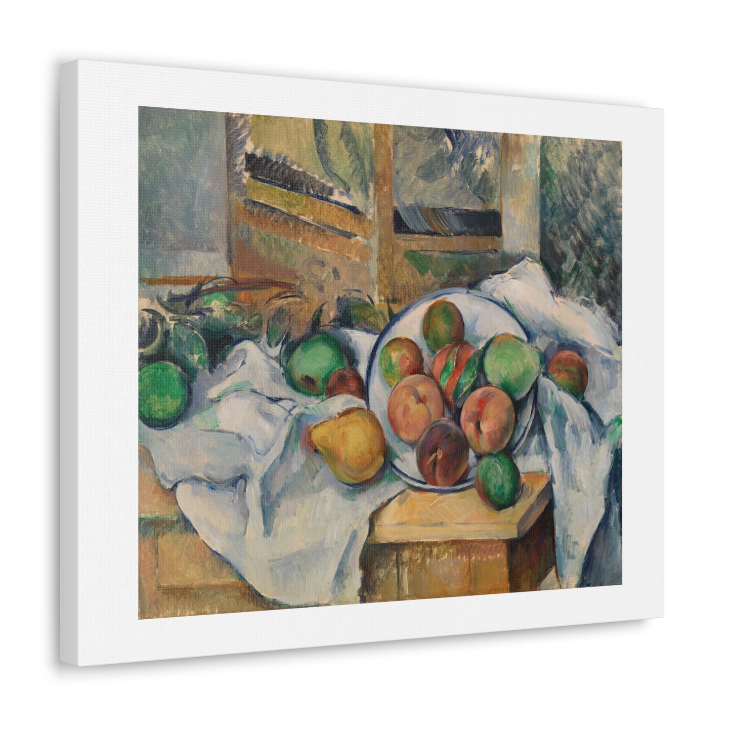 A Table Corner 'Un Coin de Table' (1895) by Paul Cézanne, Canvas Art Print from the Original