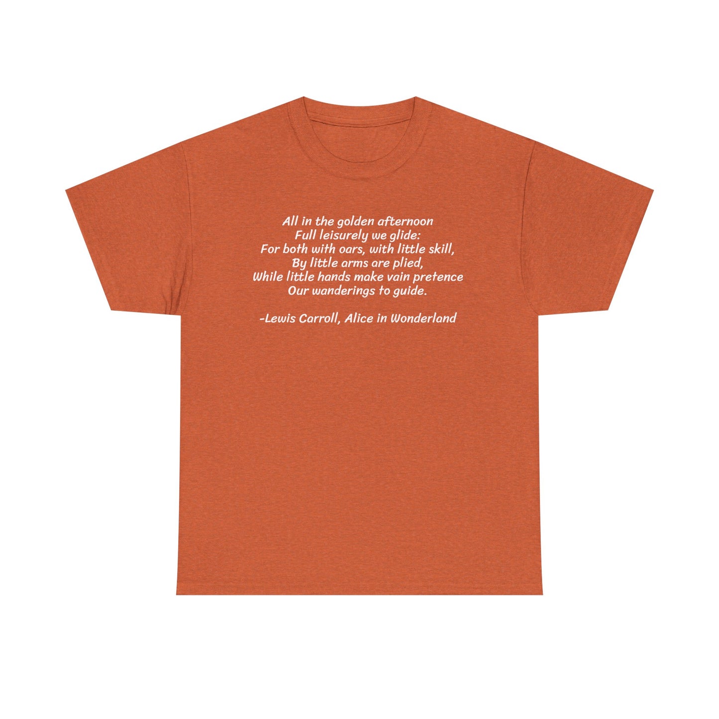 The Physical Illusion of Life, Alice in Wonderland, Spiritual T-Shirt