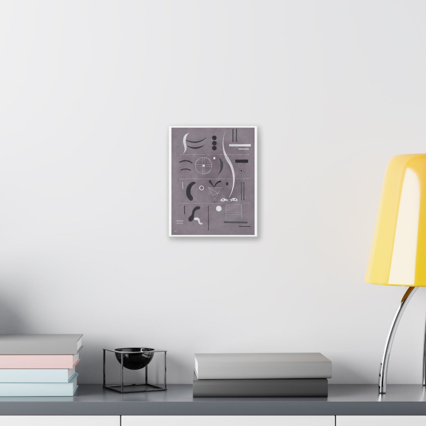 Four Parts (1932) by Wassily Kandinsky, from the Original, Canvas Art Print