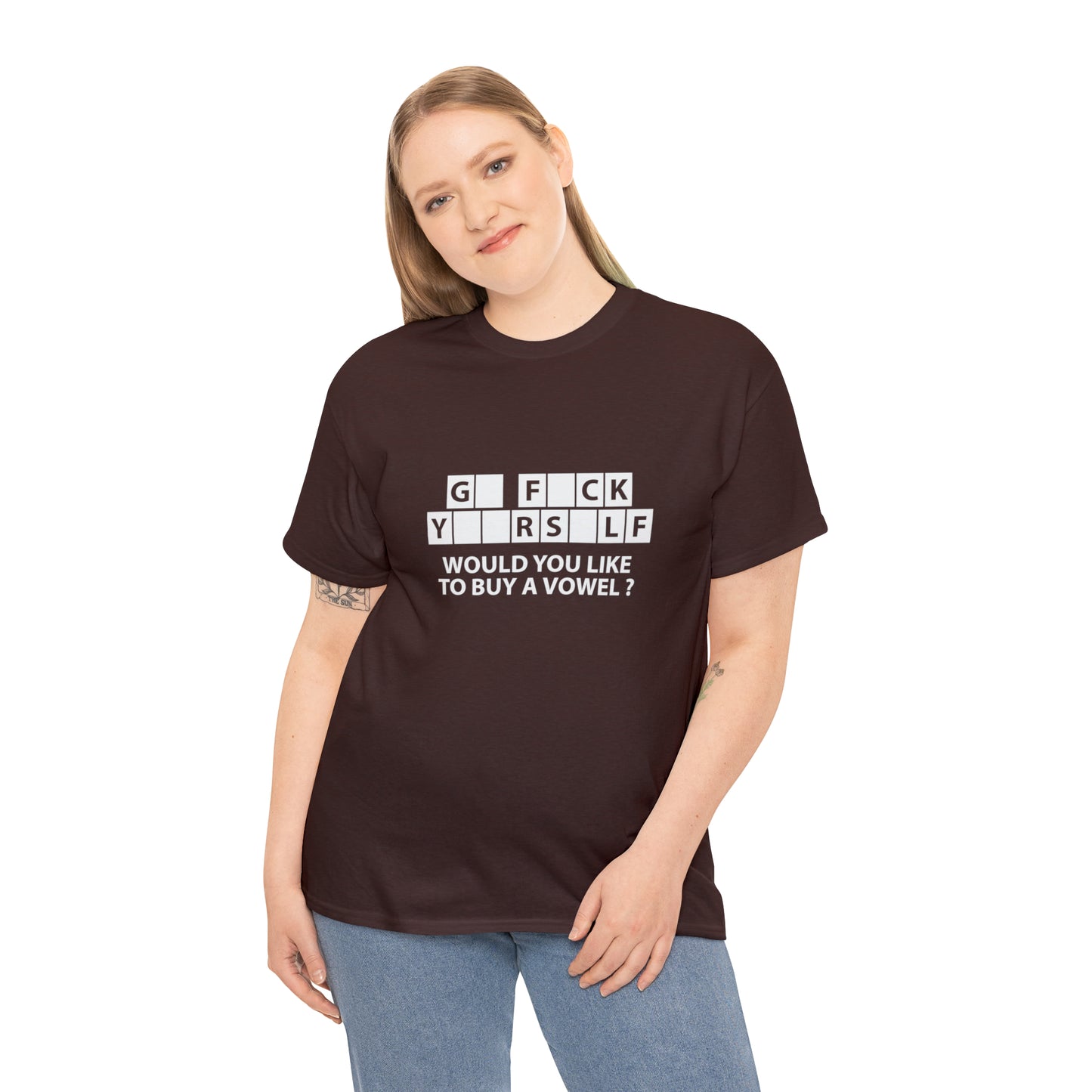 Would You Like To Buy a Vowel? Sarcastic Funny T-Shirt