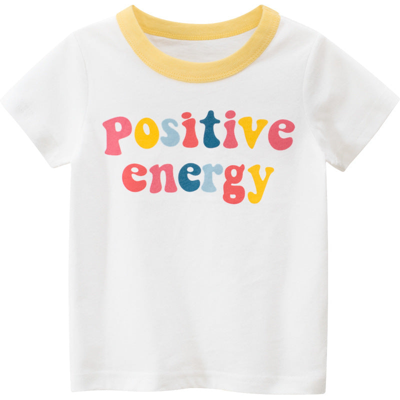 Positive Energy Short Sleeve Baby and Toddler Top