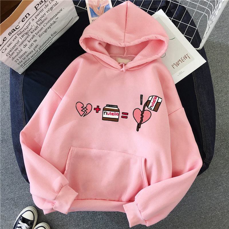 Nutella Fan Club Printed Hoodie, Multi Designs
