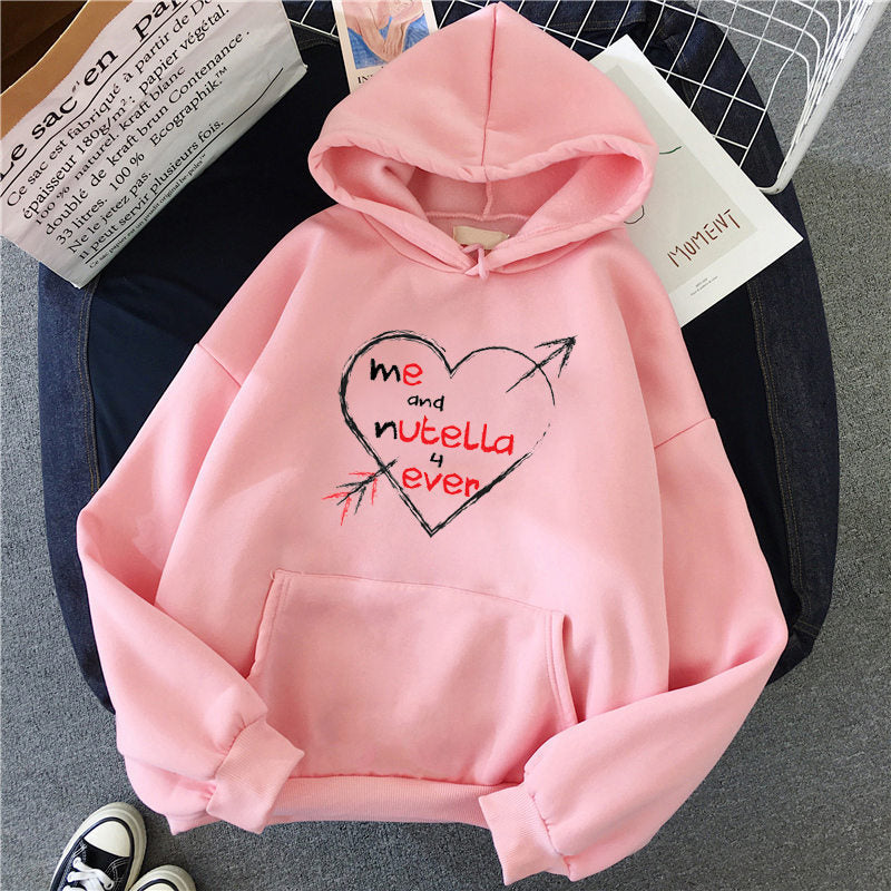 Nutella Fan Club Printed Hoodie, Multi Designs