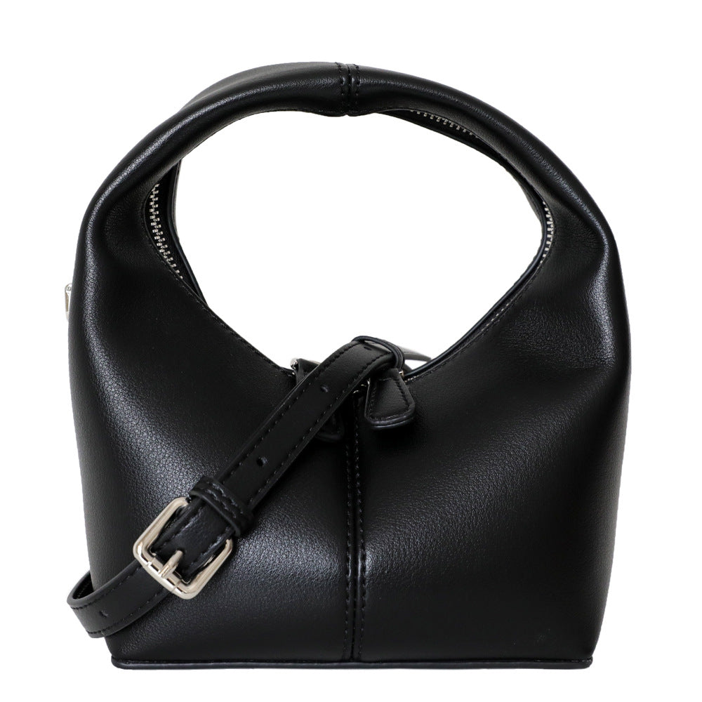 'Under The Bag' Cowhide Leather Hobo Bag, Fashion Messenger Bag, Candy Colours