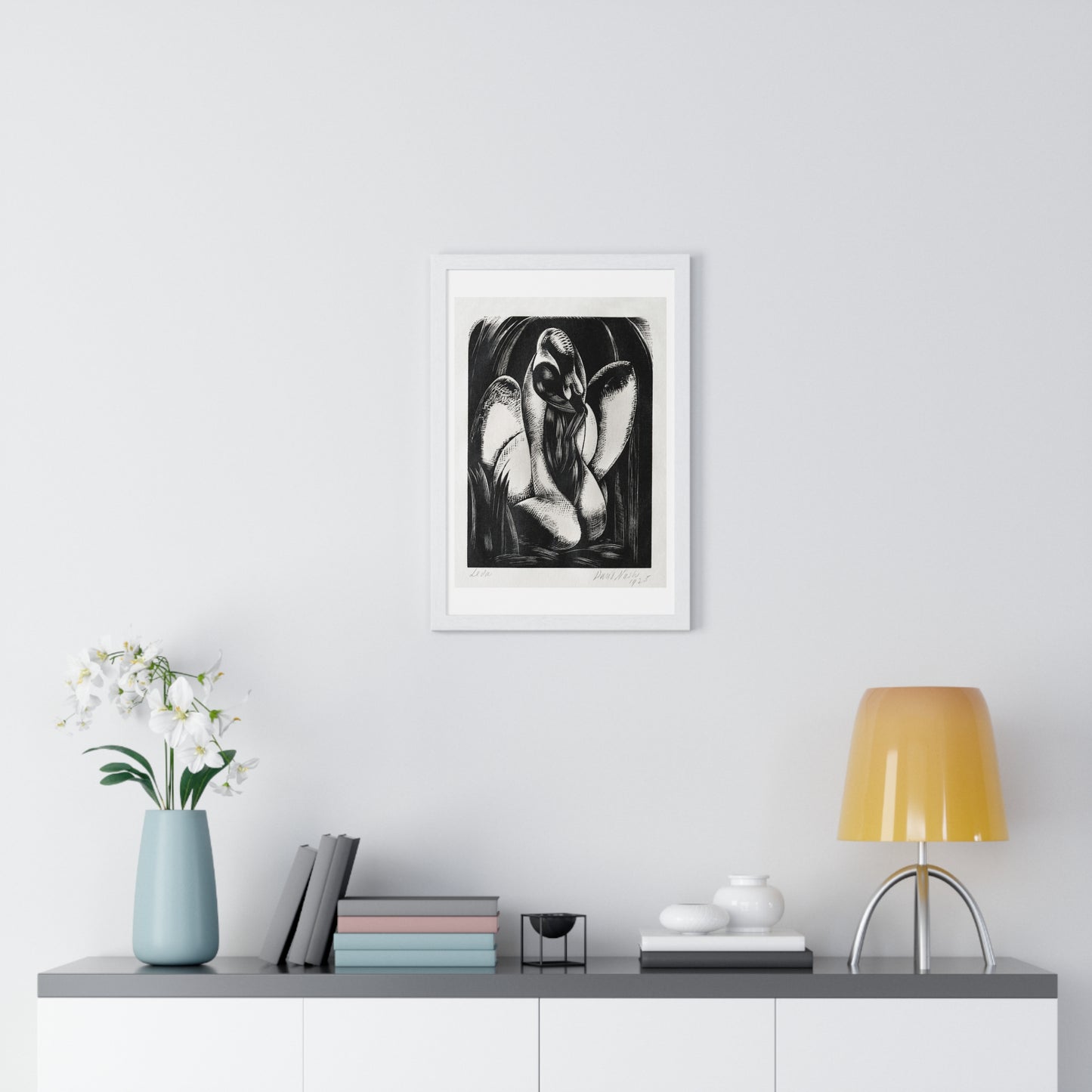 Leda (1925) by Paul Nash, from the Original, Framed Art Print