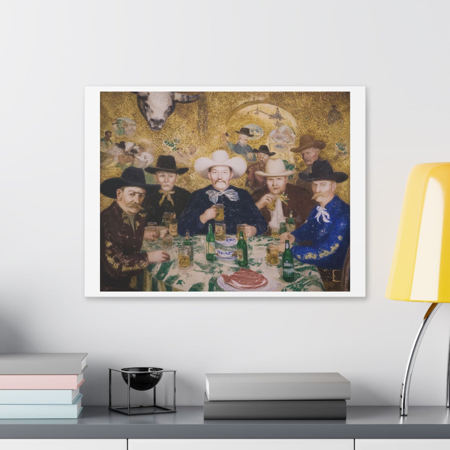 How the West Was Won VI 'Designed by AI' Canvas Art Print