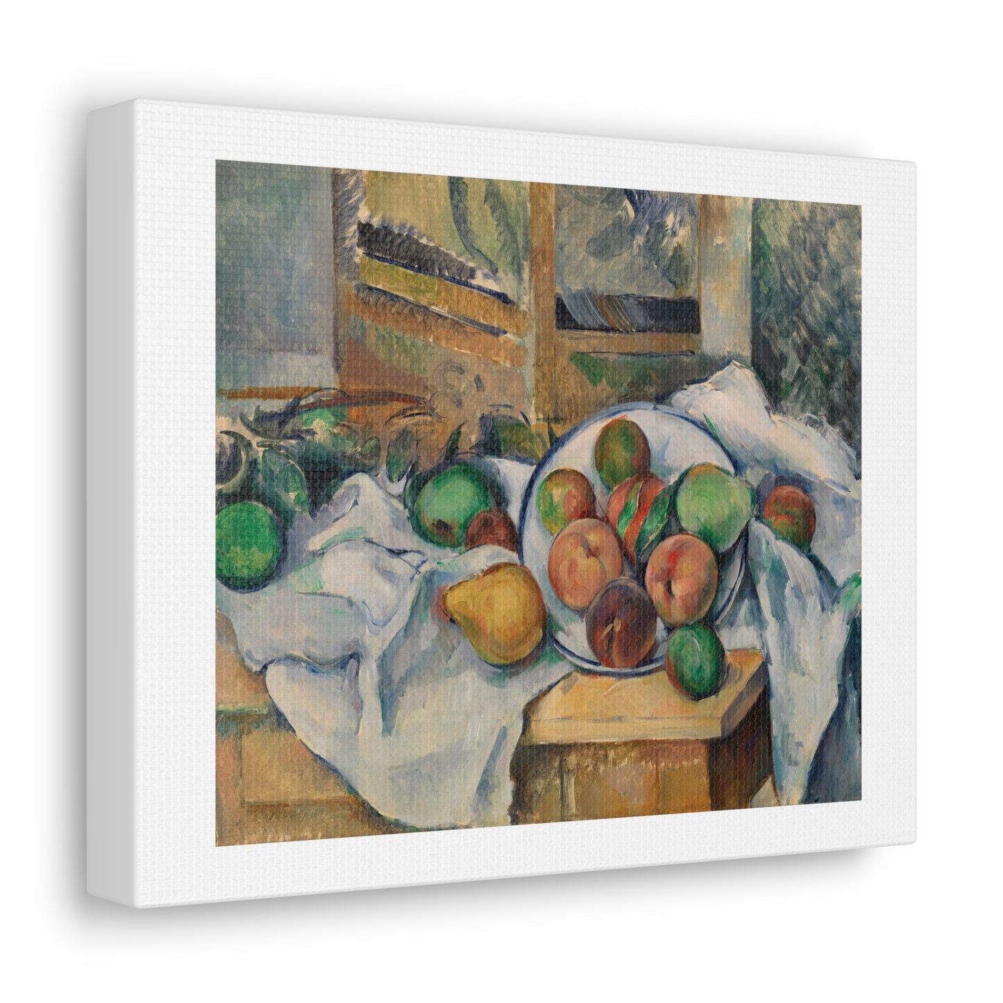 A Table Corner 'Un Coin de Table' (1895) by Paul Cézanne, Canvas Art Print from the Original