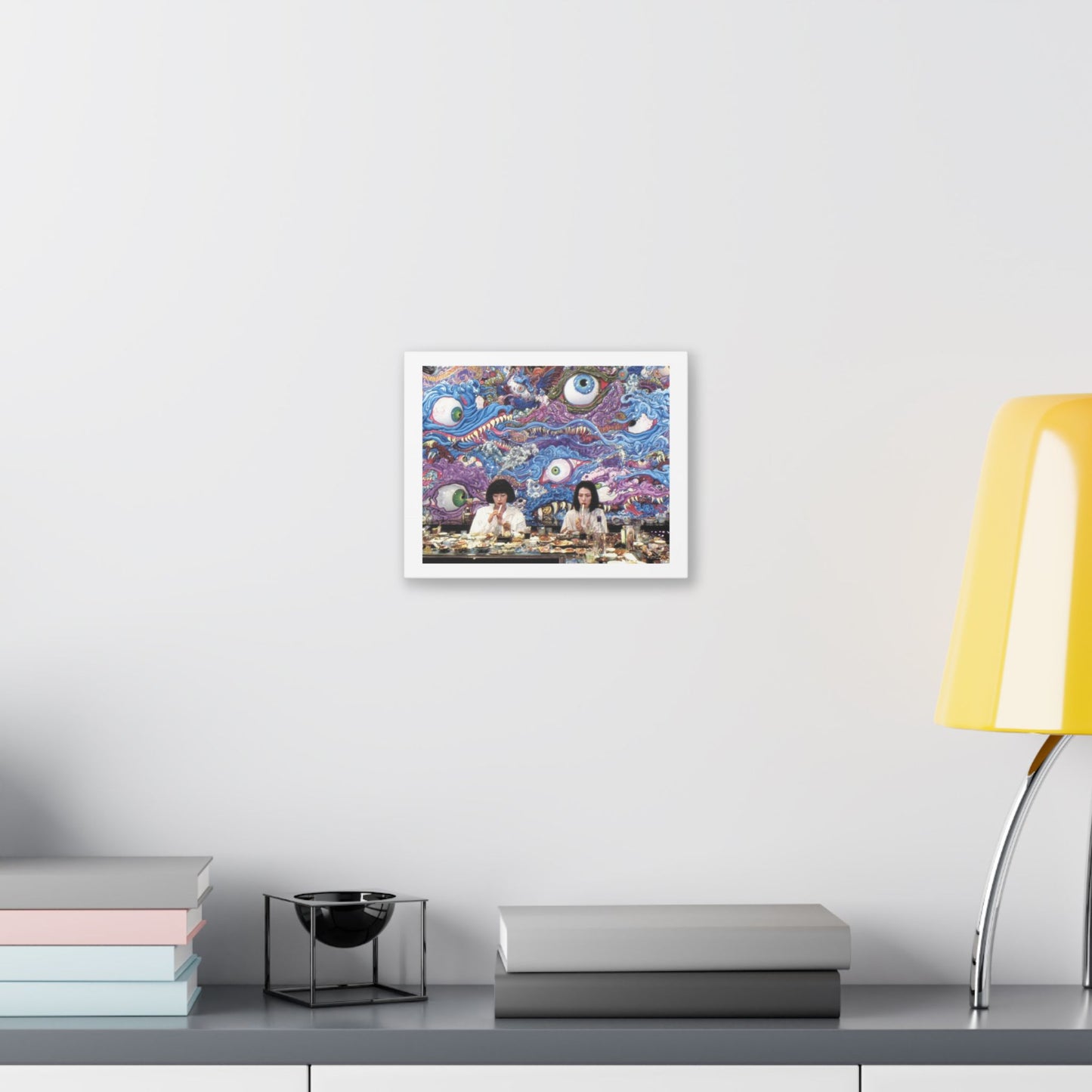 Psychedelic Japan Abstract Art 'Designed by 'AI Canvas Art Print