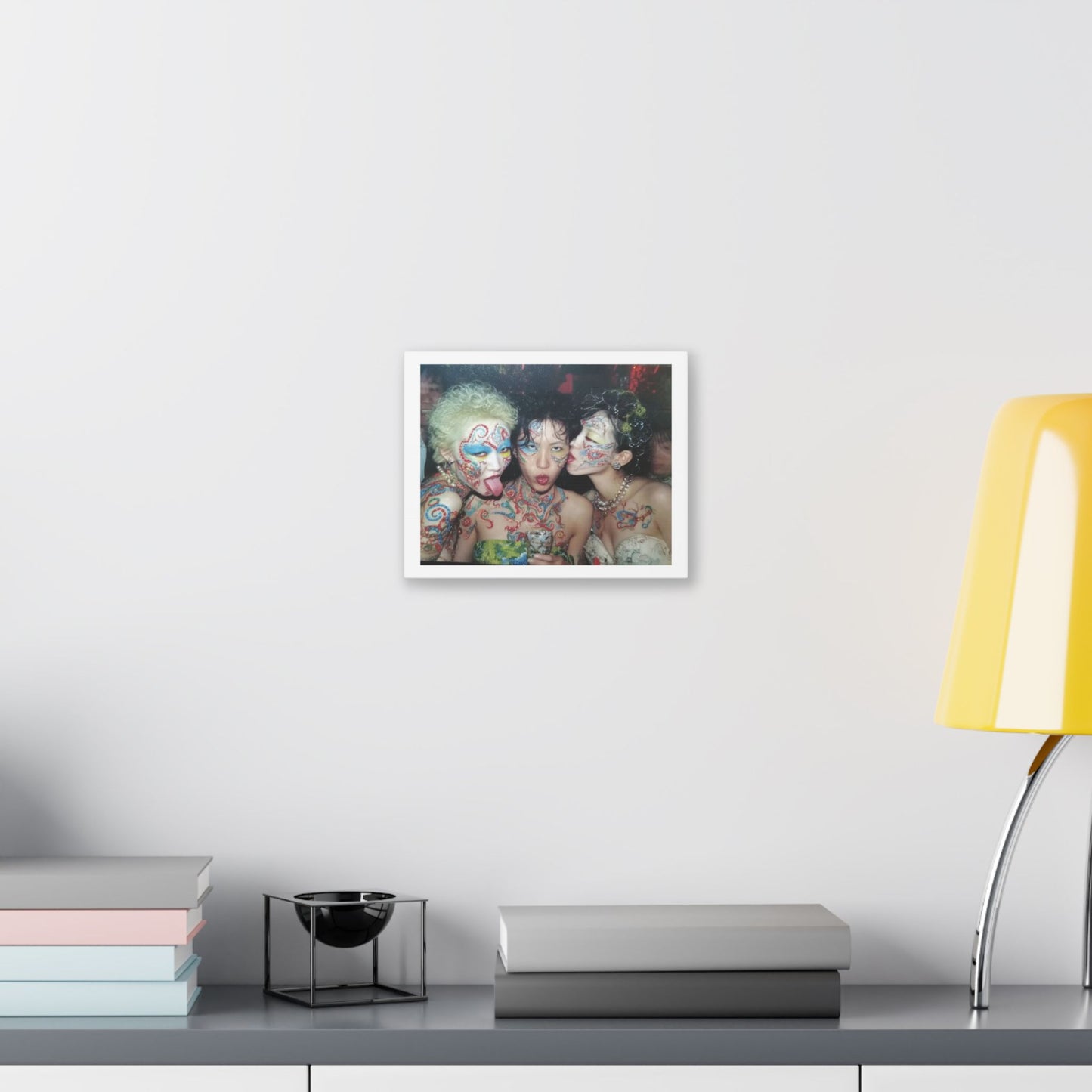 Psychedelic Japan III Abstract Art 'Designed by 'AI Canvas Art Print