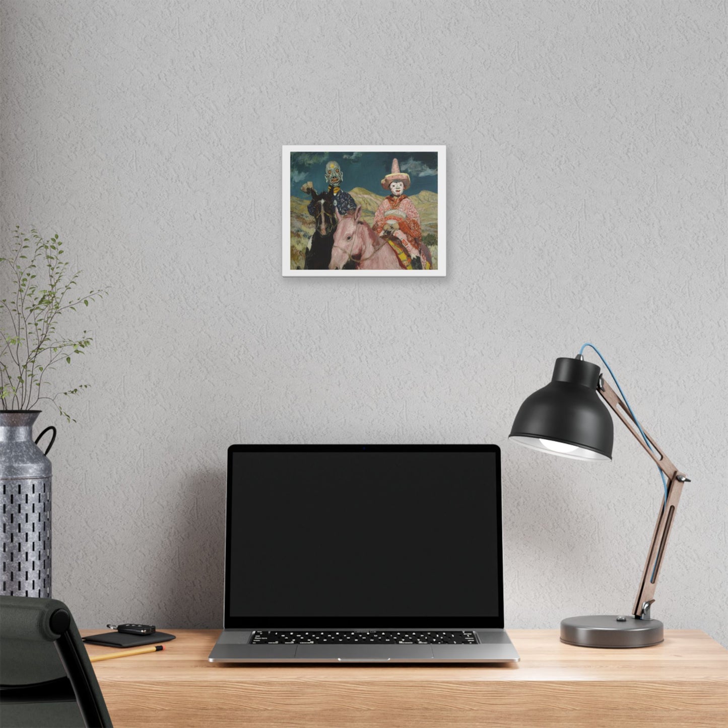 How the West Was Won III 'Designed by AI' Canvas Art Print