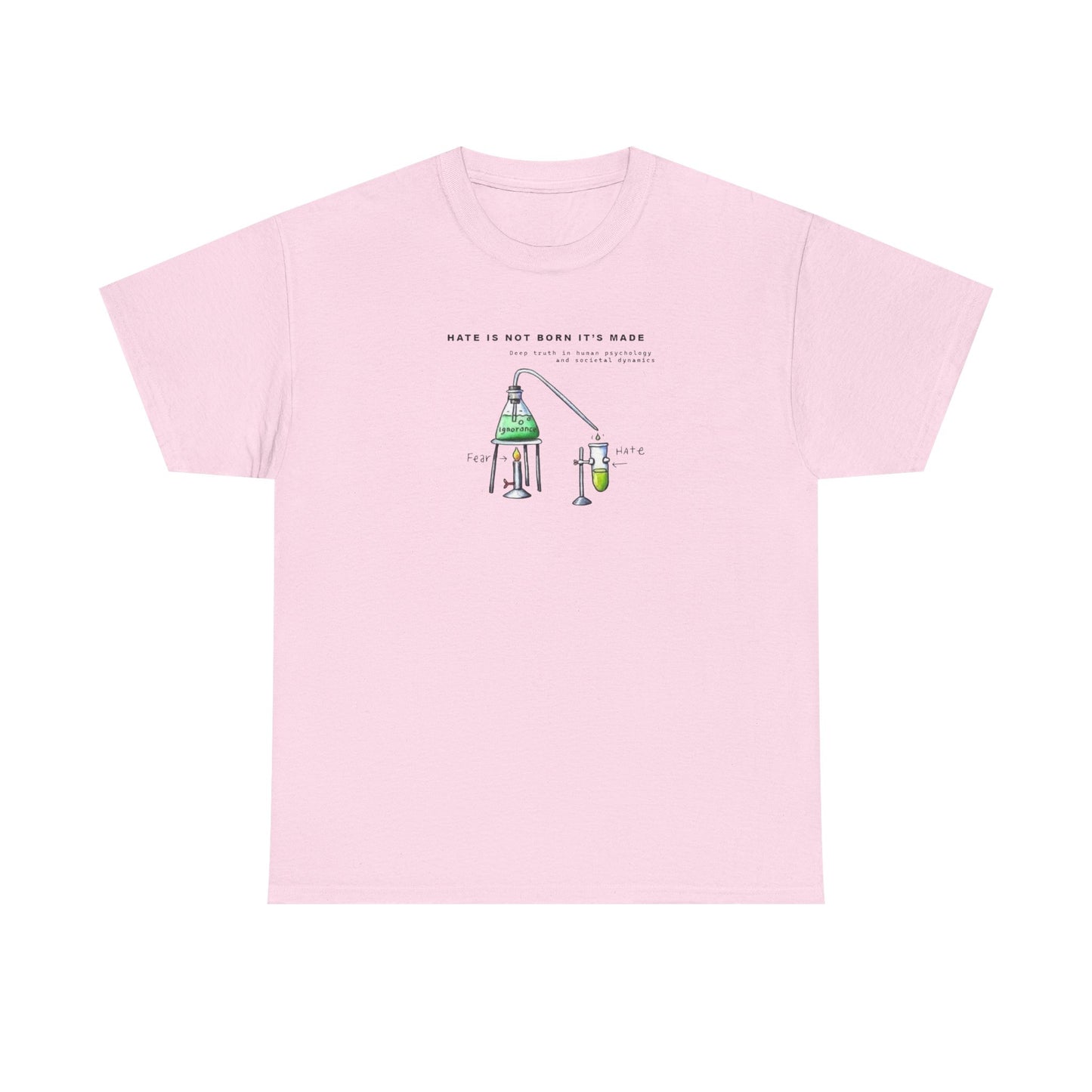 Hate is Not Born it's Made, Positive Vibes T-Shirt