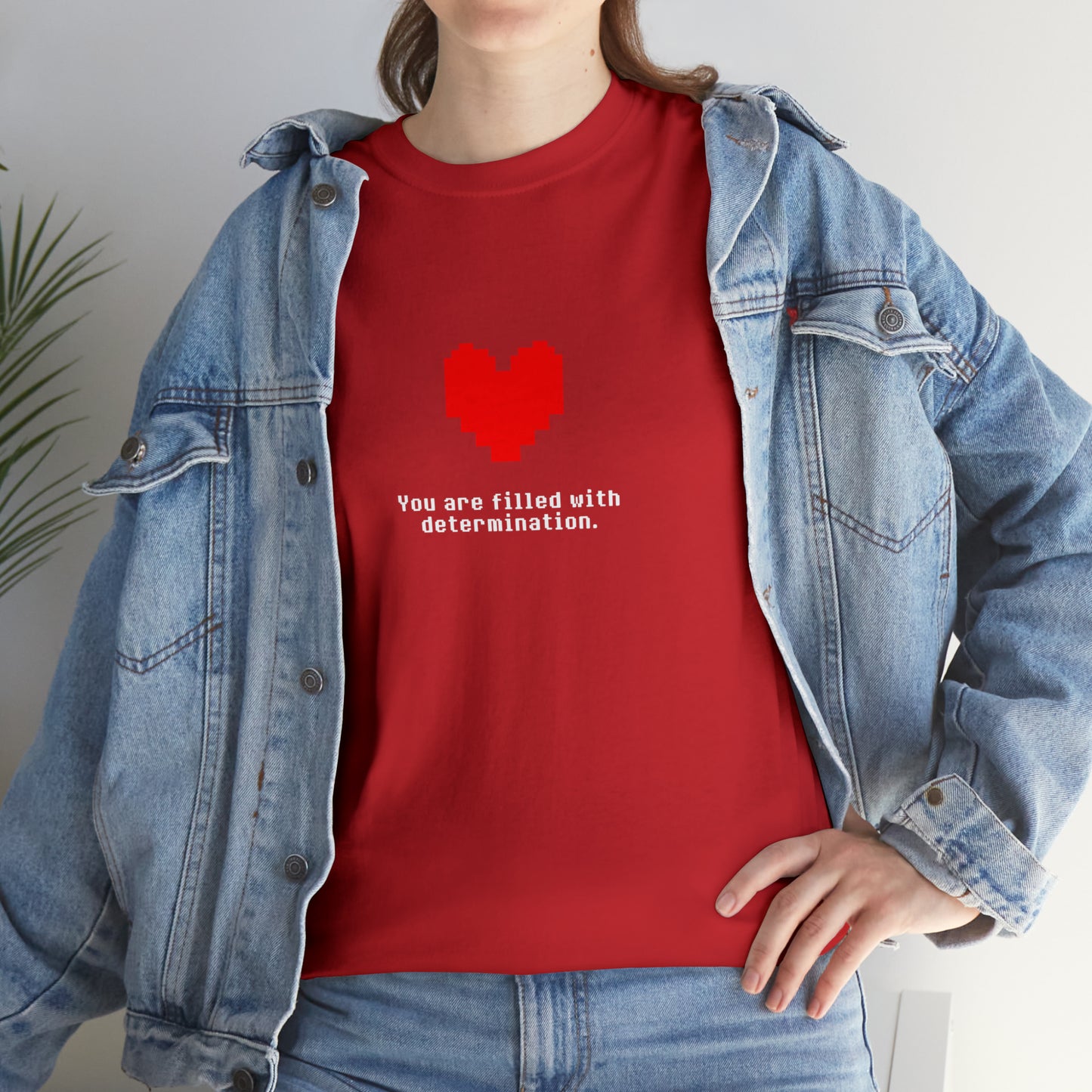 You Are Filled With Determination, Digital Heart T-Shirt