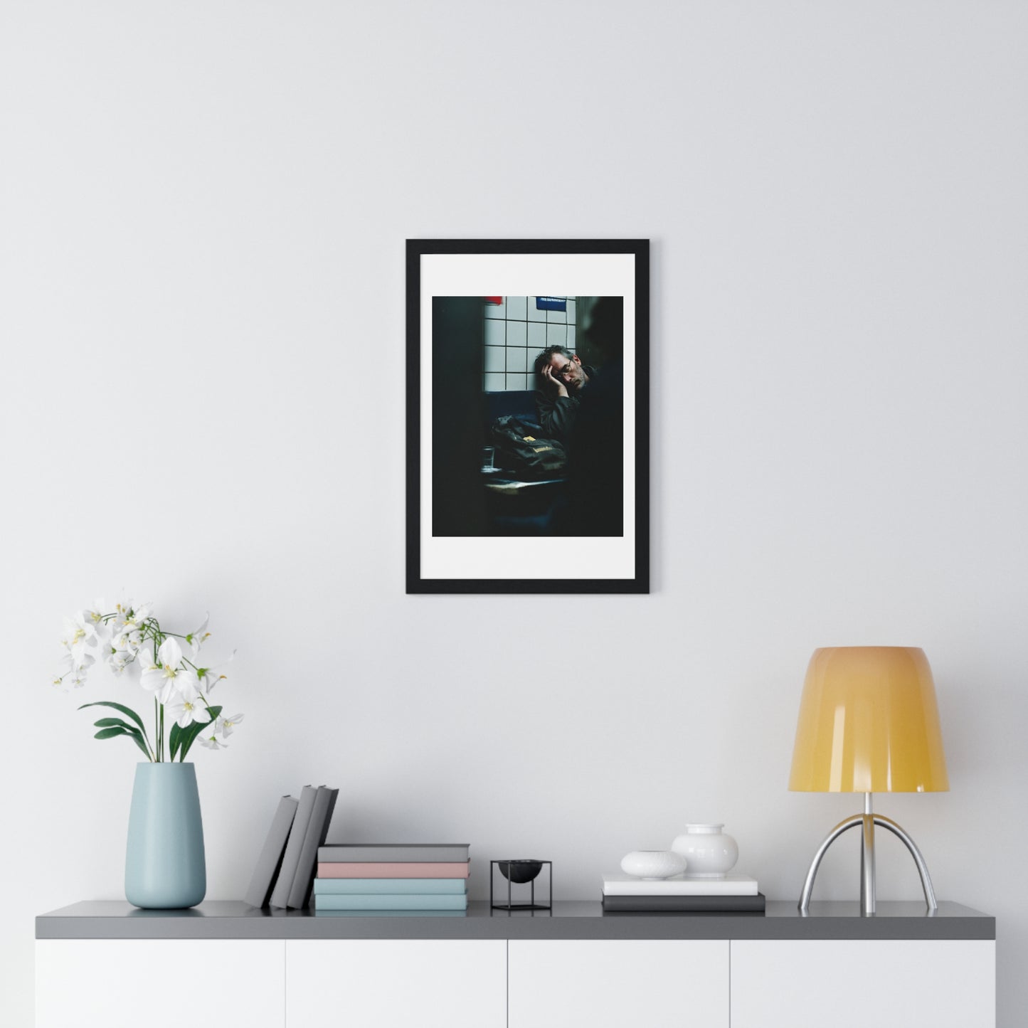 Raw Art Street Scene II 'Designed by AI' Framed Art Print