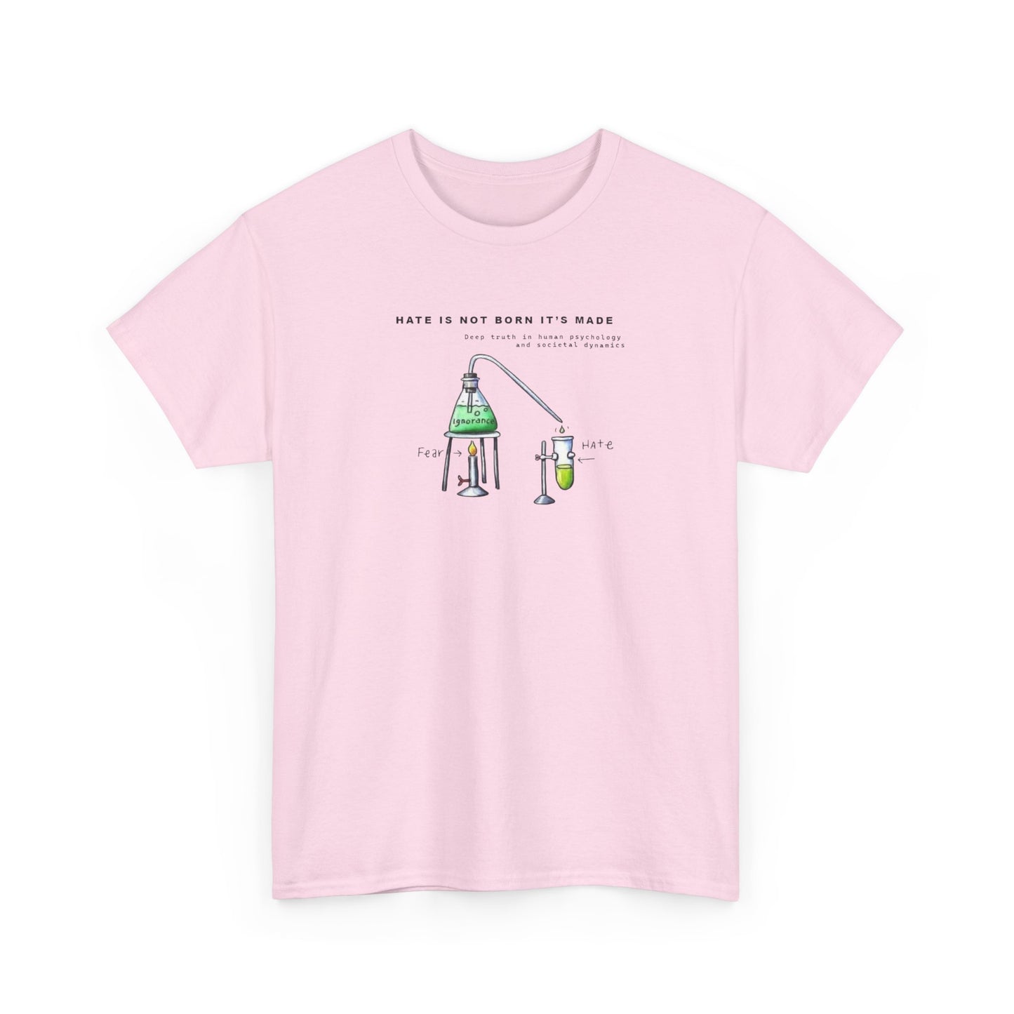 Hate is Not Born it's Made, Positive Vibes T-Shirt