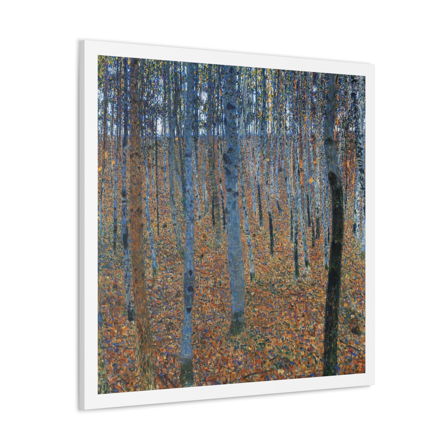 Beech Grove I (1902) by Gustav Klimt, from the Original, Art Print on Canvas