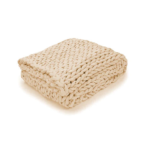 Zen Thick Weighted Knitted Blanket