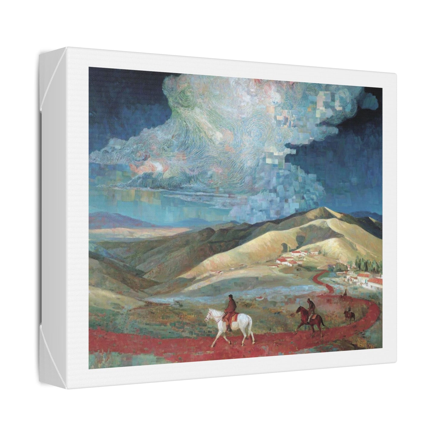 How the West Was Won II 'Designed by AI' Canvas Art Print
