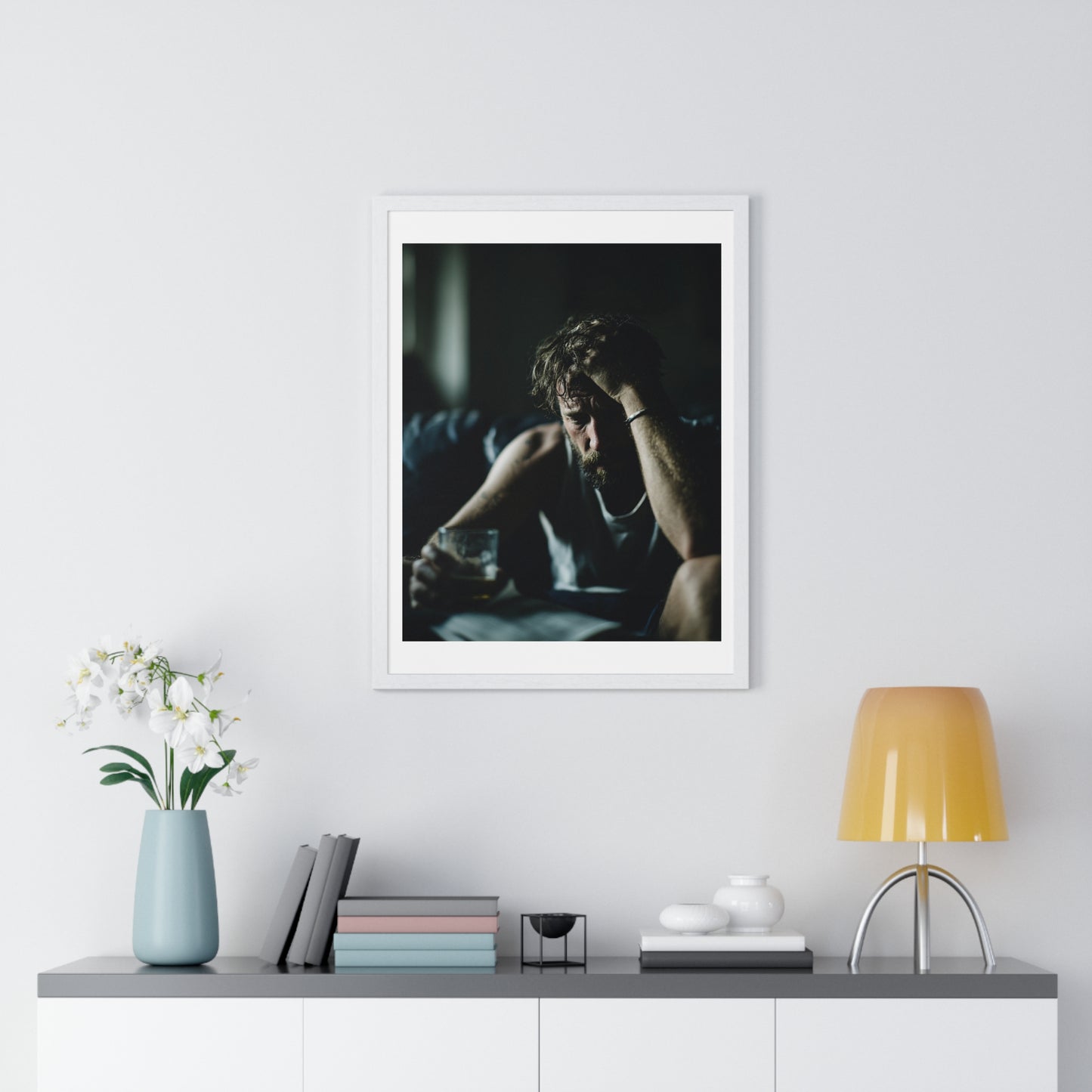 Raw Art 'Designed by AI' Framed Art Print