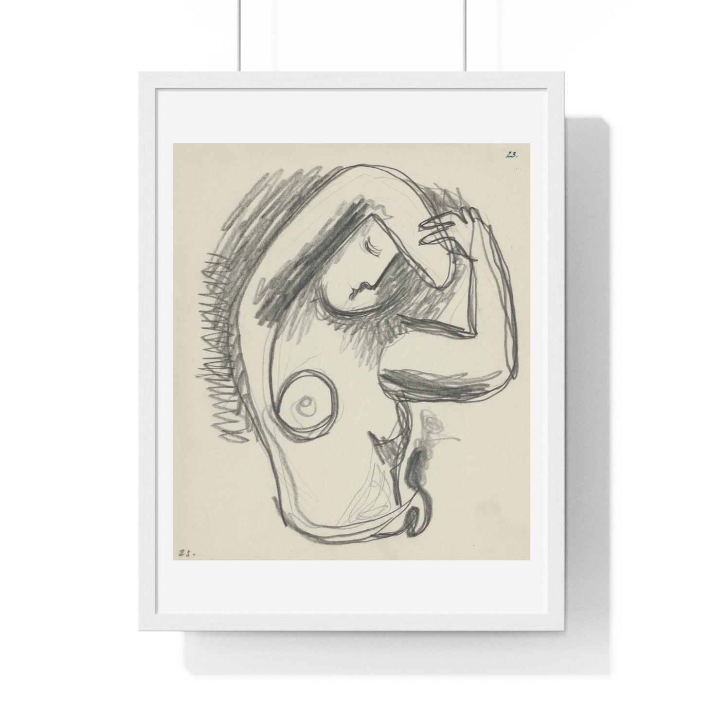 Act (1937) by Mikuláš Galanda, from the Original, Framed Art Print
