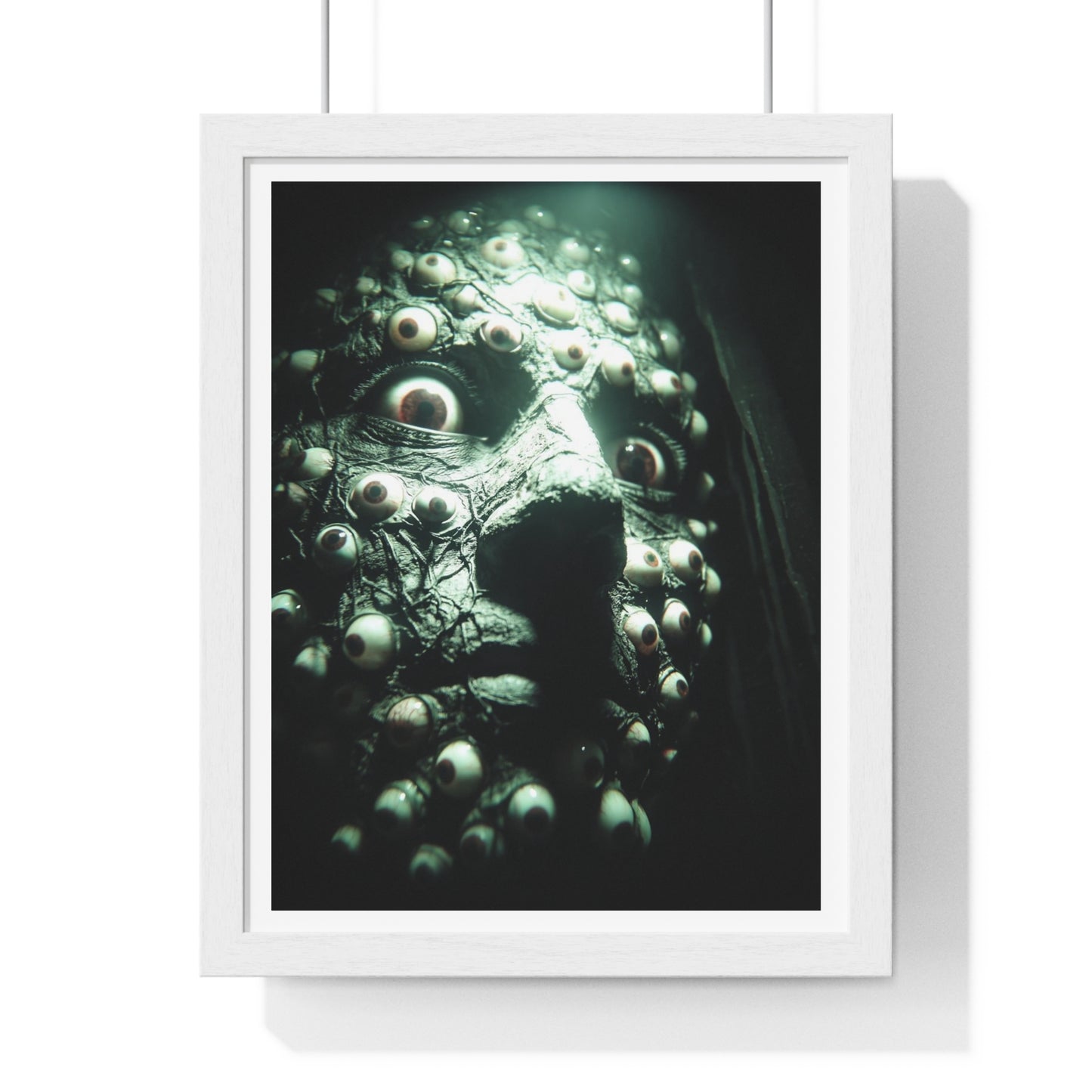 Reality is in the Eye of the Beholder, Photorealistic Art 'Designed by AI' Framed Print