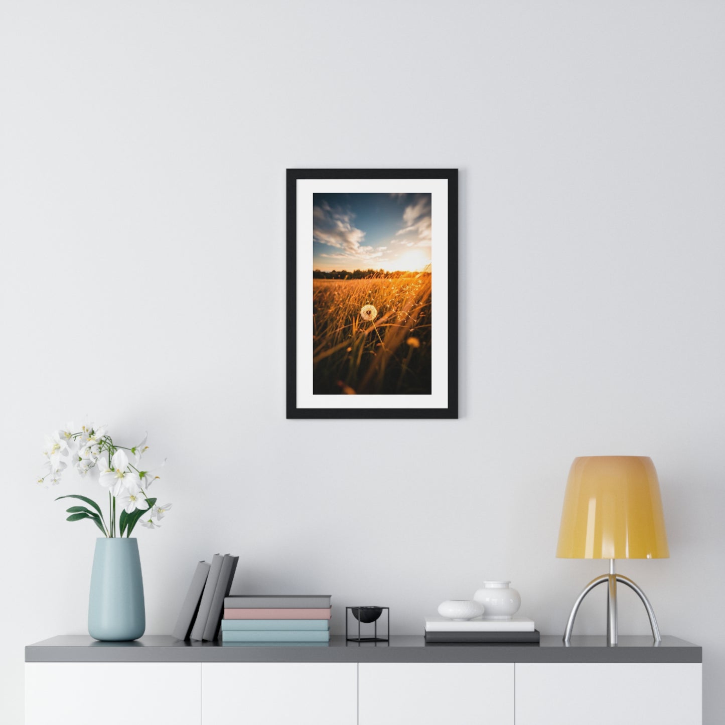 Divine Moment 'Designed by AI' Framed Art Print