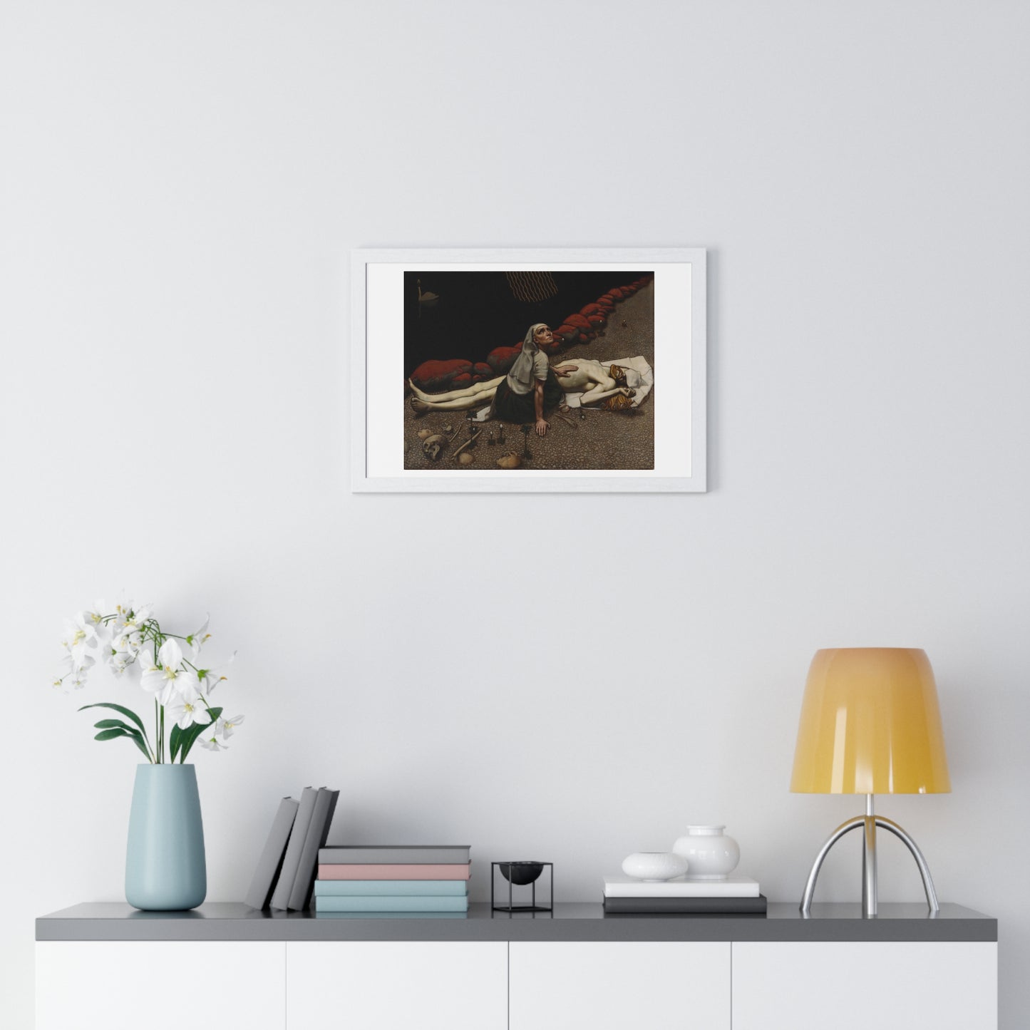 Lemminkäinen's Mother (189) by Akseli Gallen-Kallela, from the Original, Framed Art Print