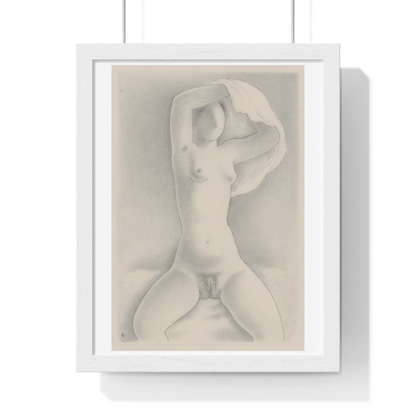 Woman With Shirt VIII by Mikuláš Galanda from the Original, Framed Art Print