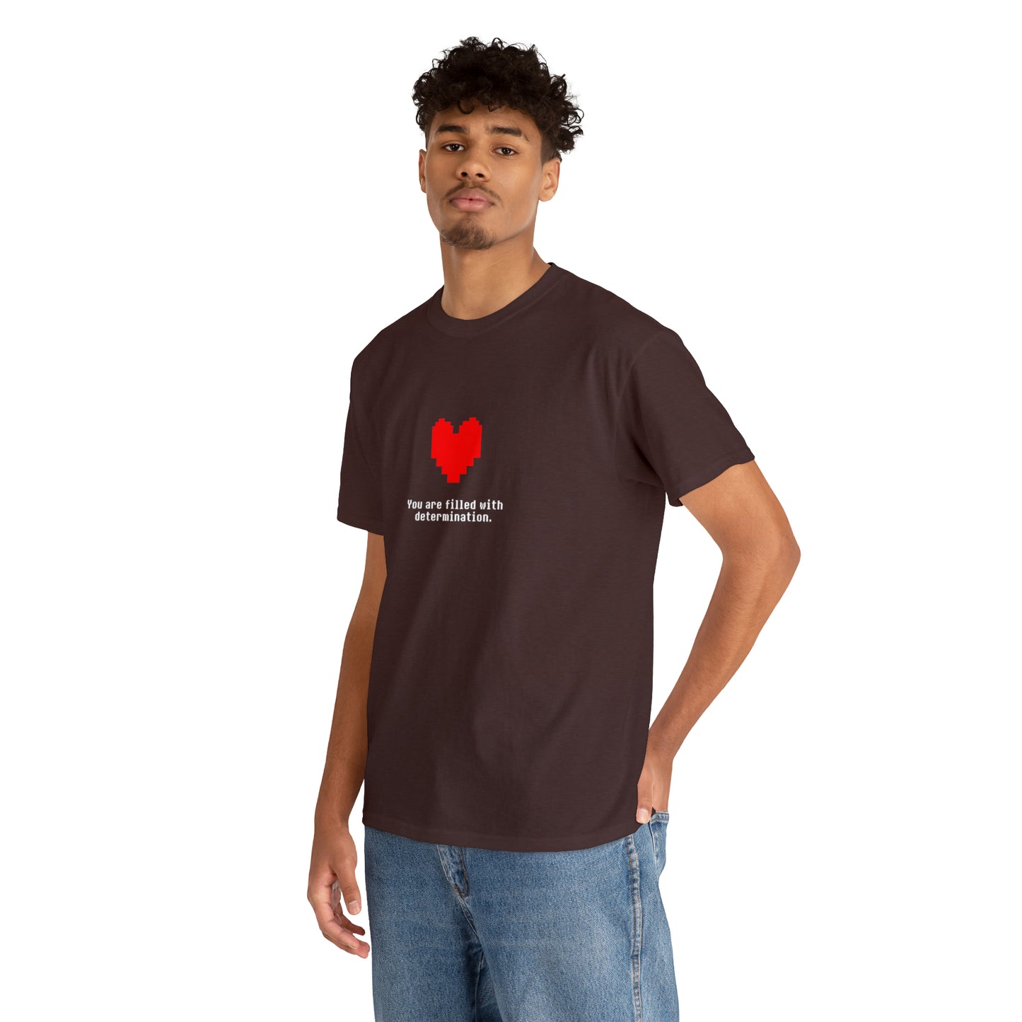 You Are Filled With Determination, Digital Heart T-Shirt
