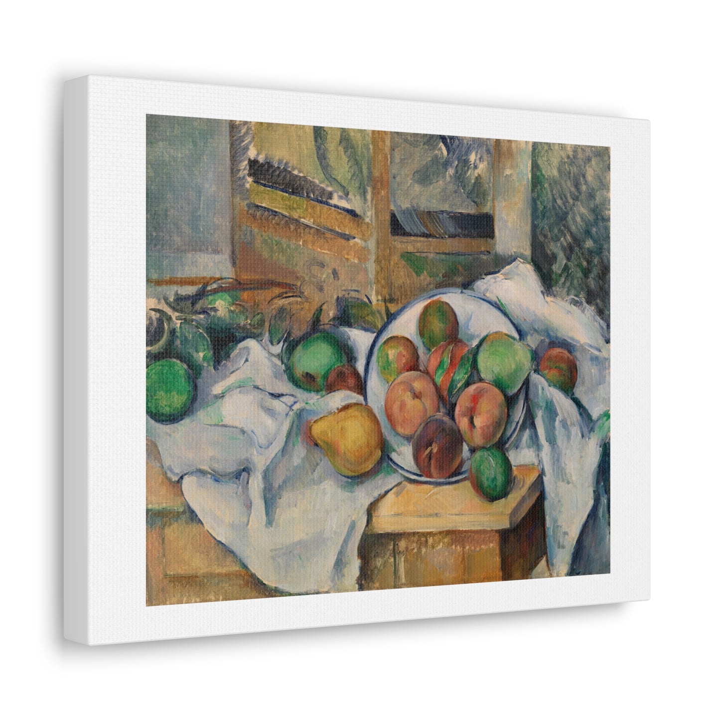 A Table Corner 'Un Coin de Table' (1895) by Paul Cézanne, Canvas Art Print from the Original