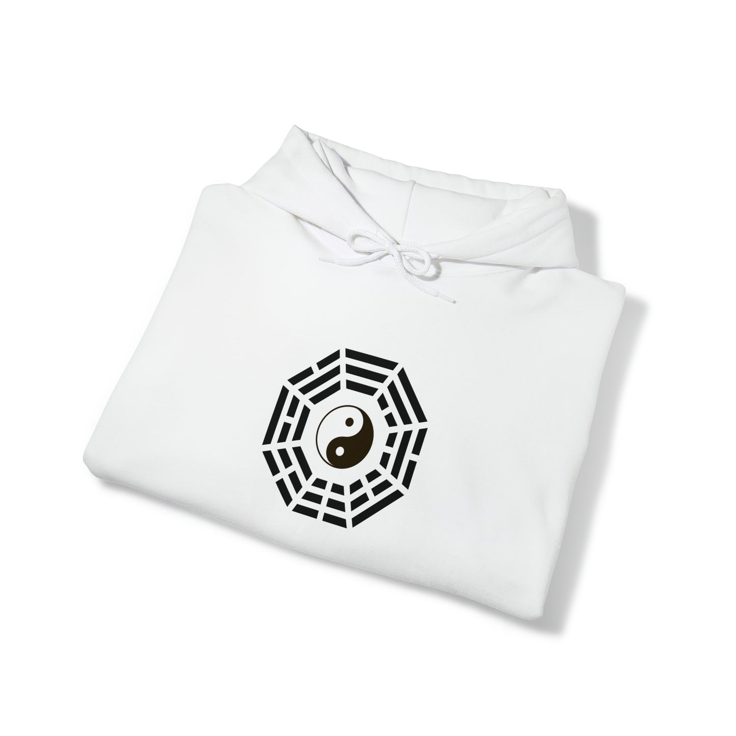Yin and Yang With Bagua Arrangement Unisex Heavy Blend™ Hooded Sweatshirt