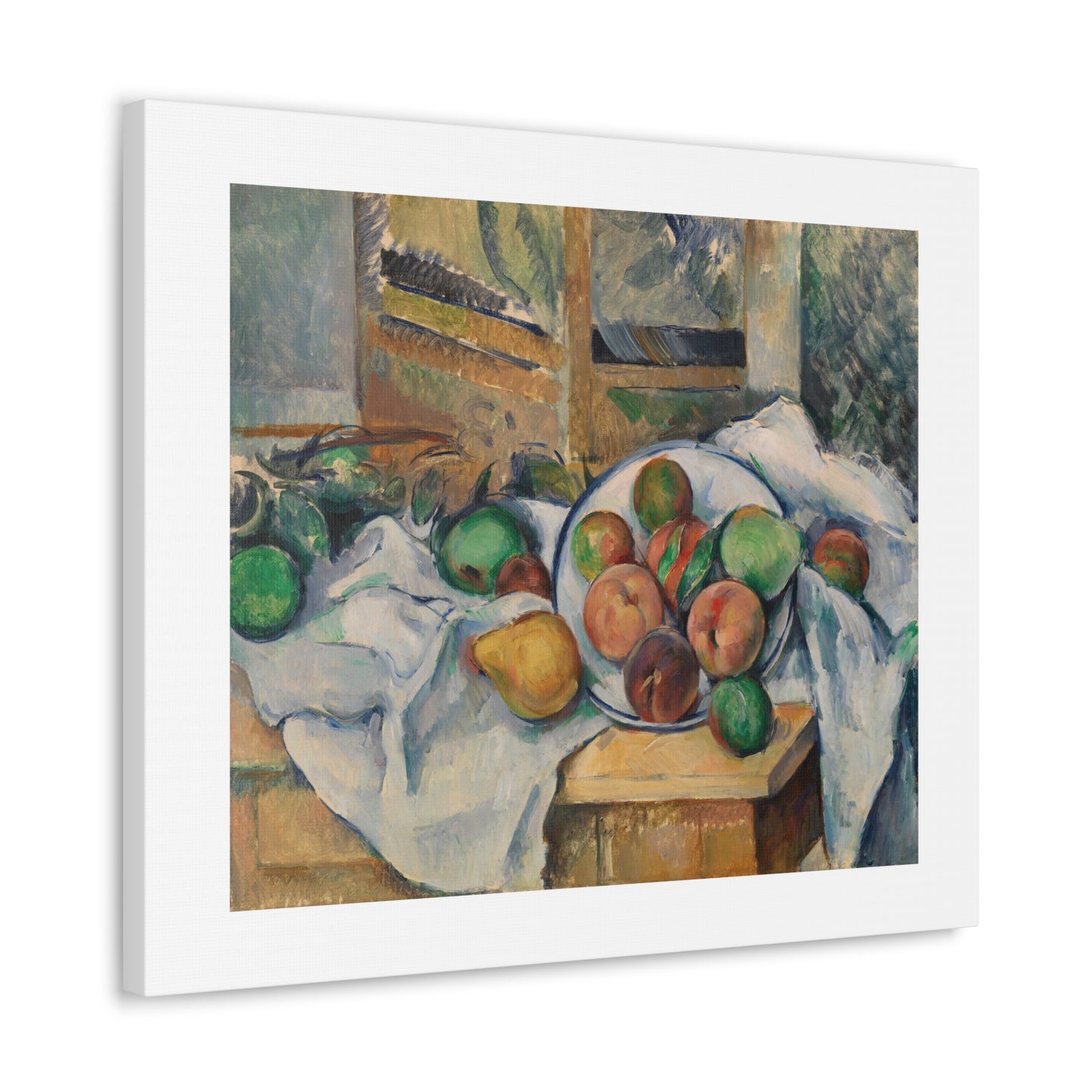 A Table Corner 'Un Coin de Table' (1895) by Paul Cézanne, Canvas Art Print from the Original