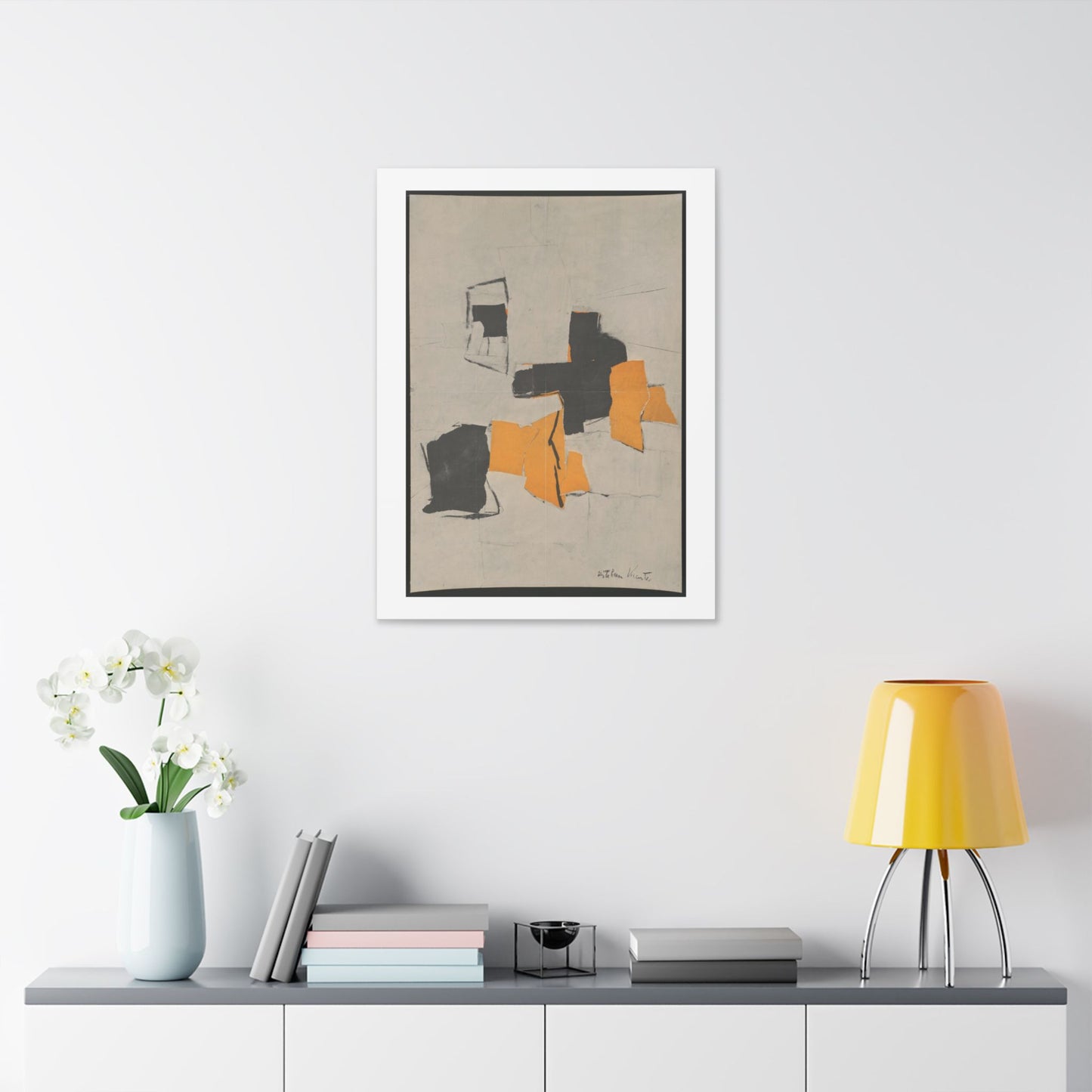 Exhibit (1958) by Esteban Vicente, from the Original, Canvas Art Print